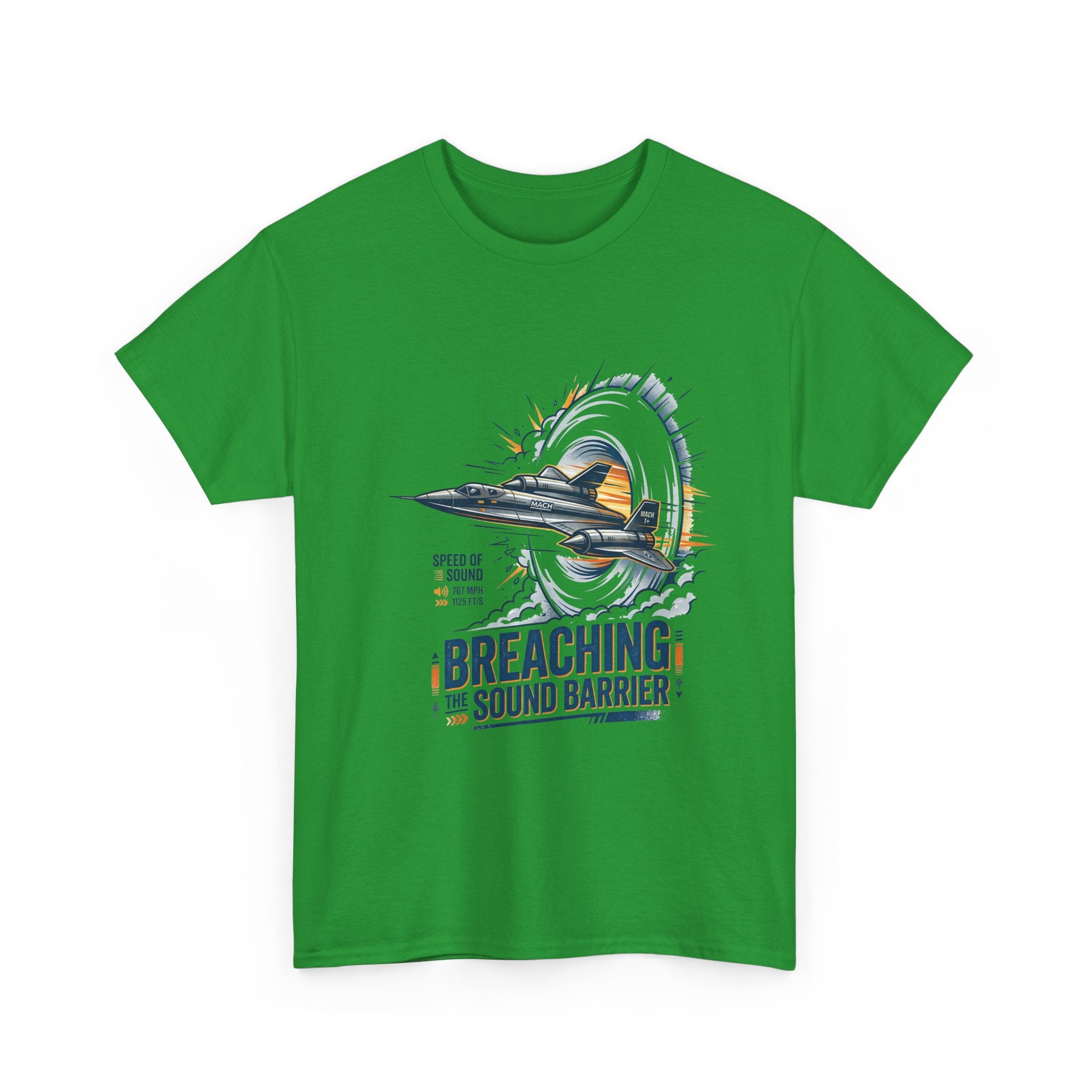 Sonic Boom T-Shirt — 'Breaching the Sound Barrier' Jet Trainer Aviation Graphic Tee
