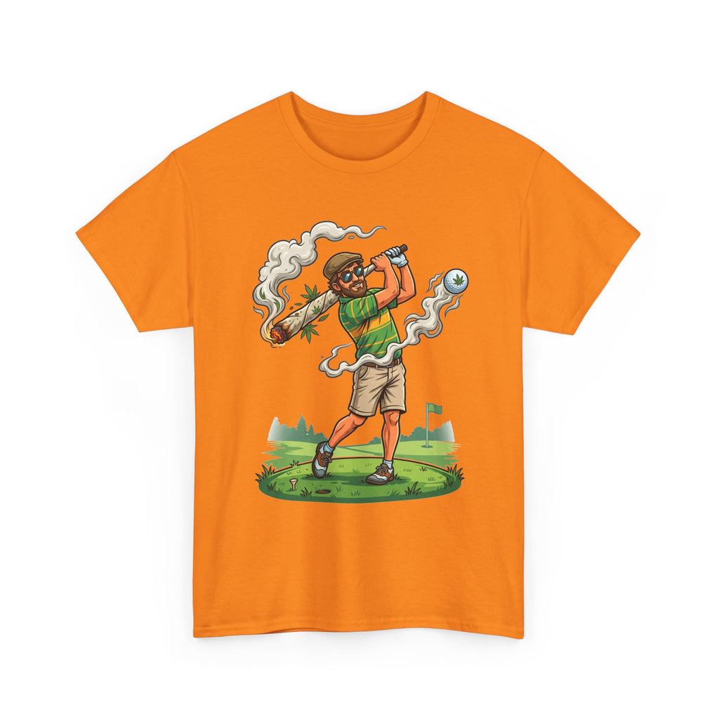 Golf Golfer Weed Smoking Club T-Shirt — Funny Golf Graphic Tee