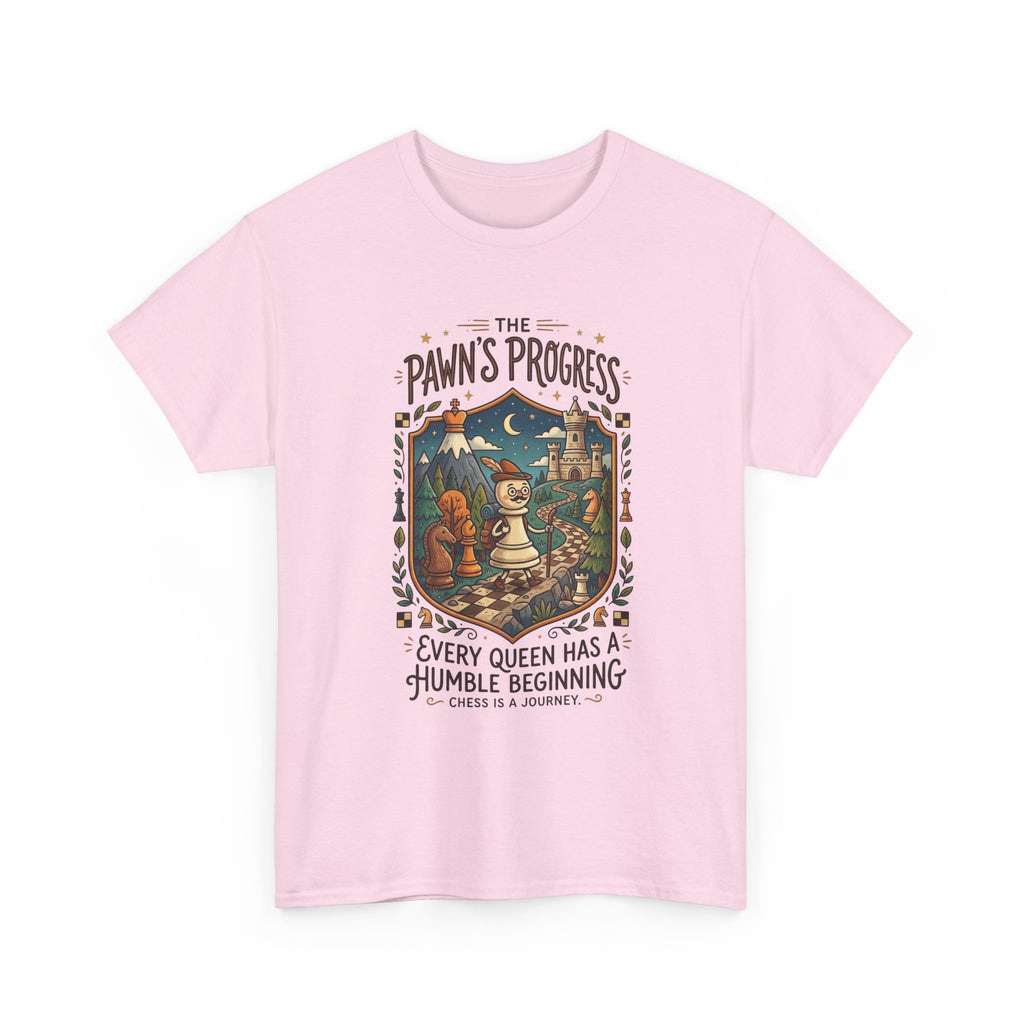 Chess 'The Pawn's Progress' T-Shirt — "Every Queen Has a Humble Beginning" Vintage Style Tee