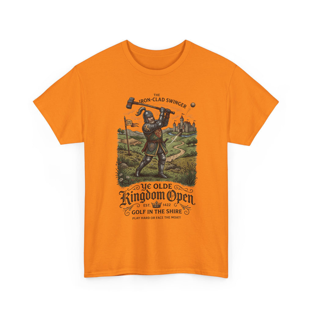 Golf T-Shirt — 'Ye Olde Kingdom Open' Vintage Medieval Golf Graphic Tee