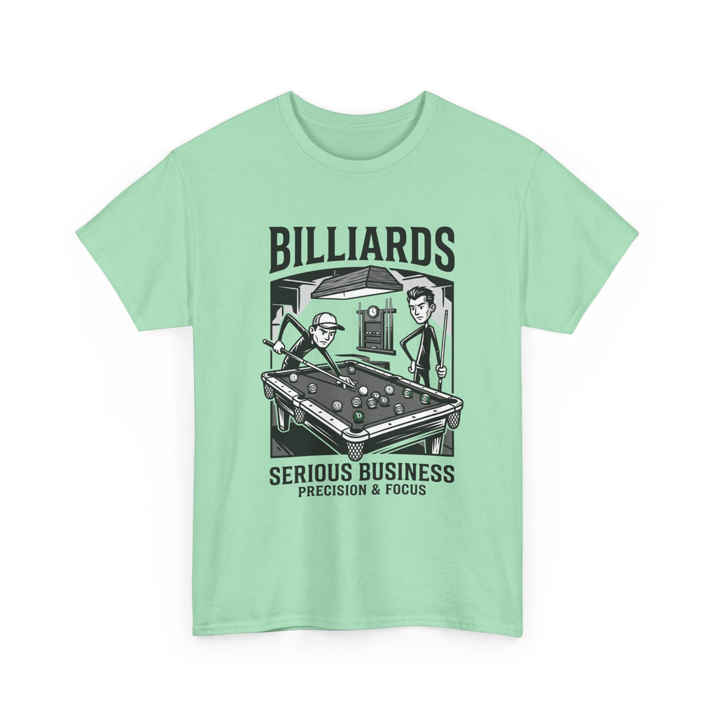 Billiards Tee – "Serious Business" Pool Player T-Shirt