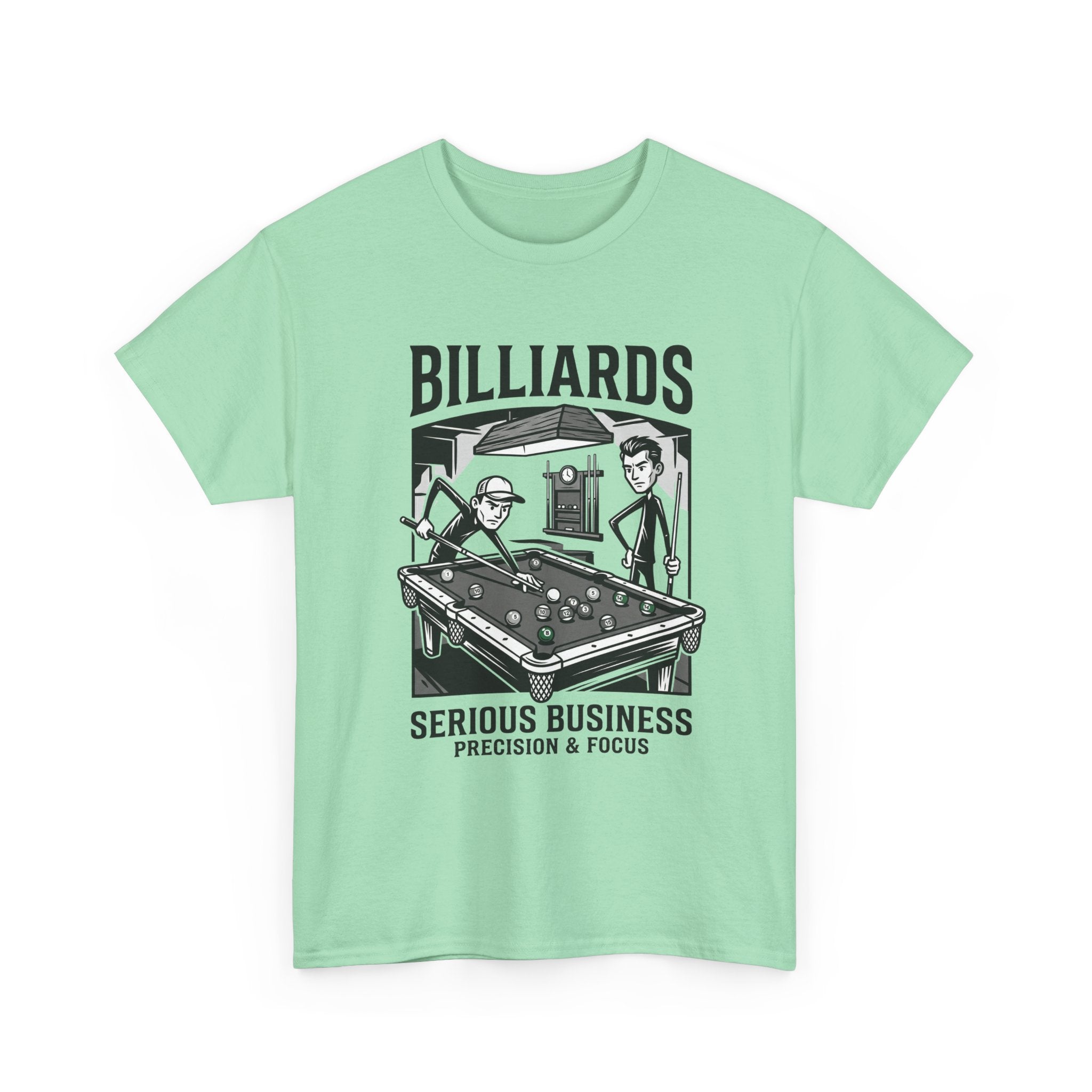 Billiards Tee – "Serious Business" Pool Player T-Shirt