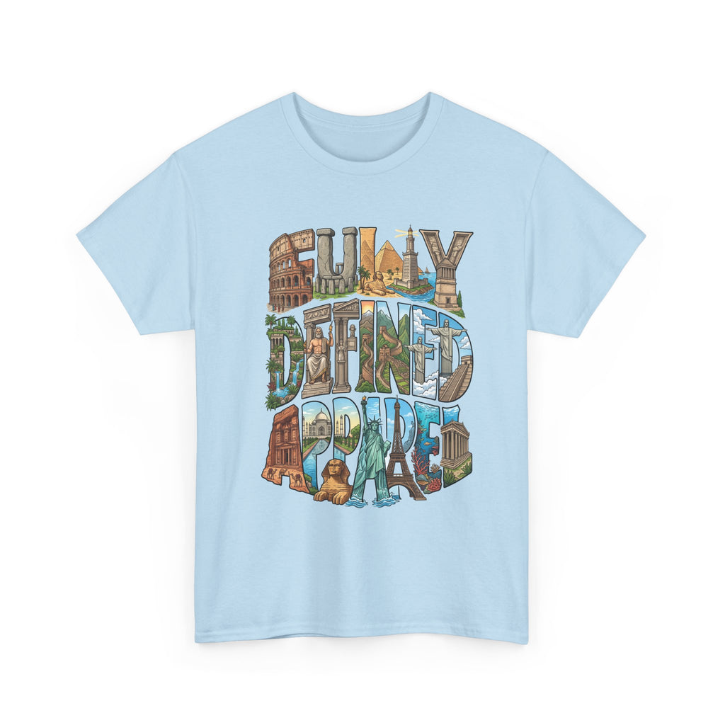 Fully Defined Apparel T‑Shirt — Retro Travel Illustration Tee