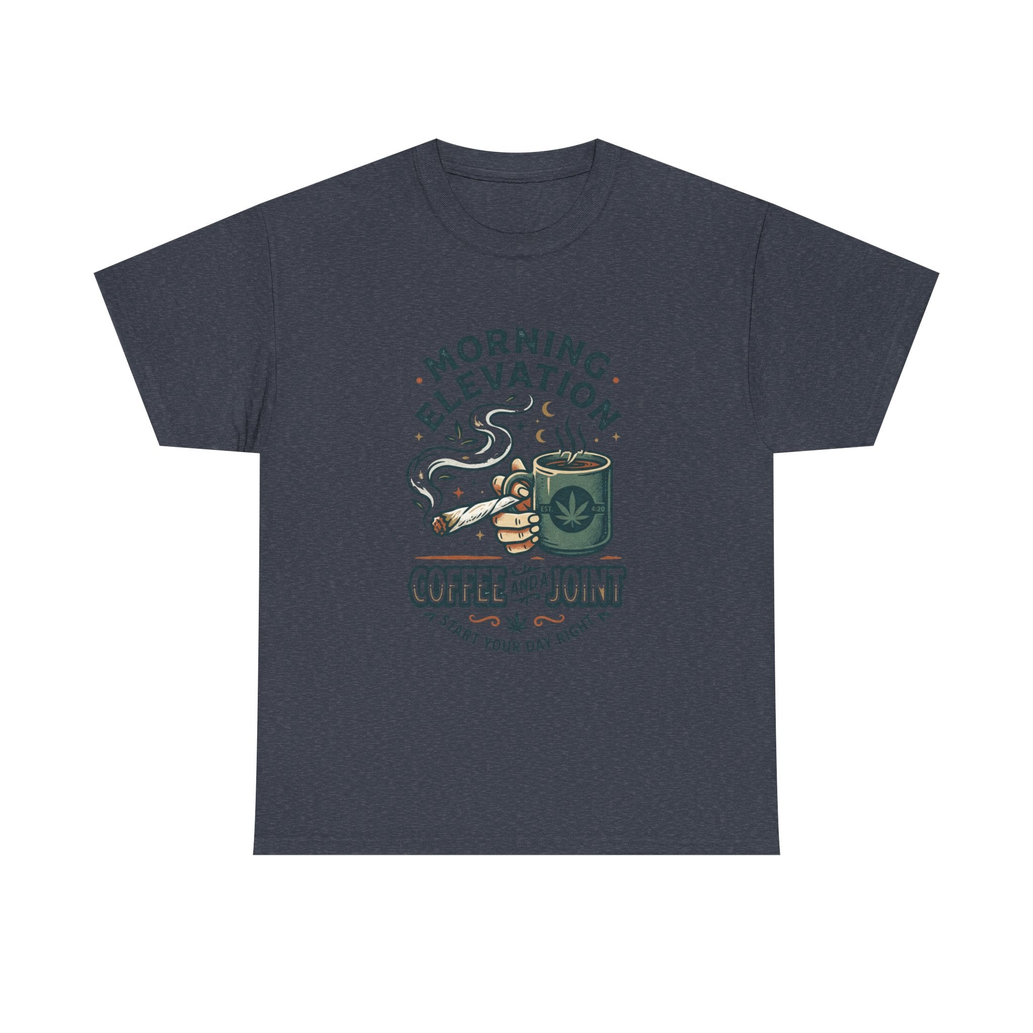Coffee & Joint T-Shirt — Morning Elevation Graphic Tee