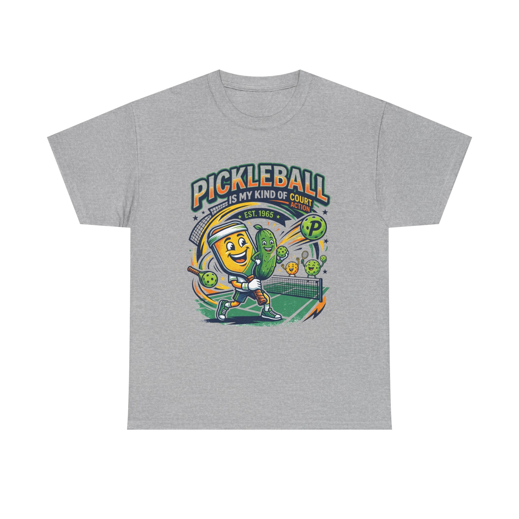 Pickleball Is My Kind of Court T‑Shirt — Funny Pickle Paddle & Dink Graphic Tee