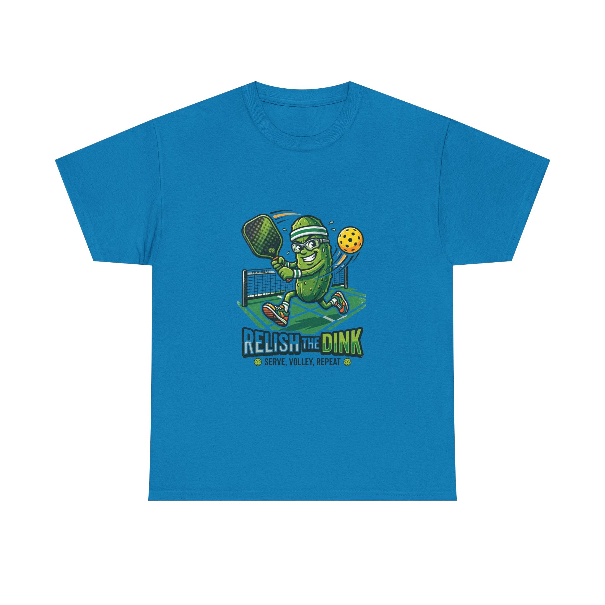 Pickleball 'Relish the Dink' T-Shirt – Funny Pickle Character Paddle Tee