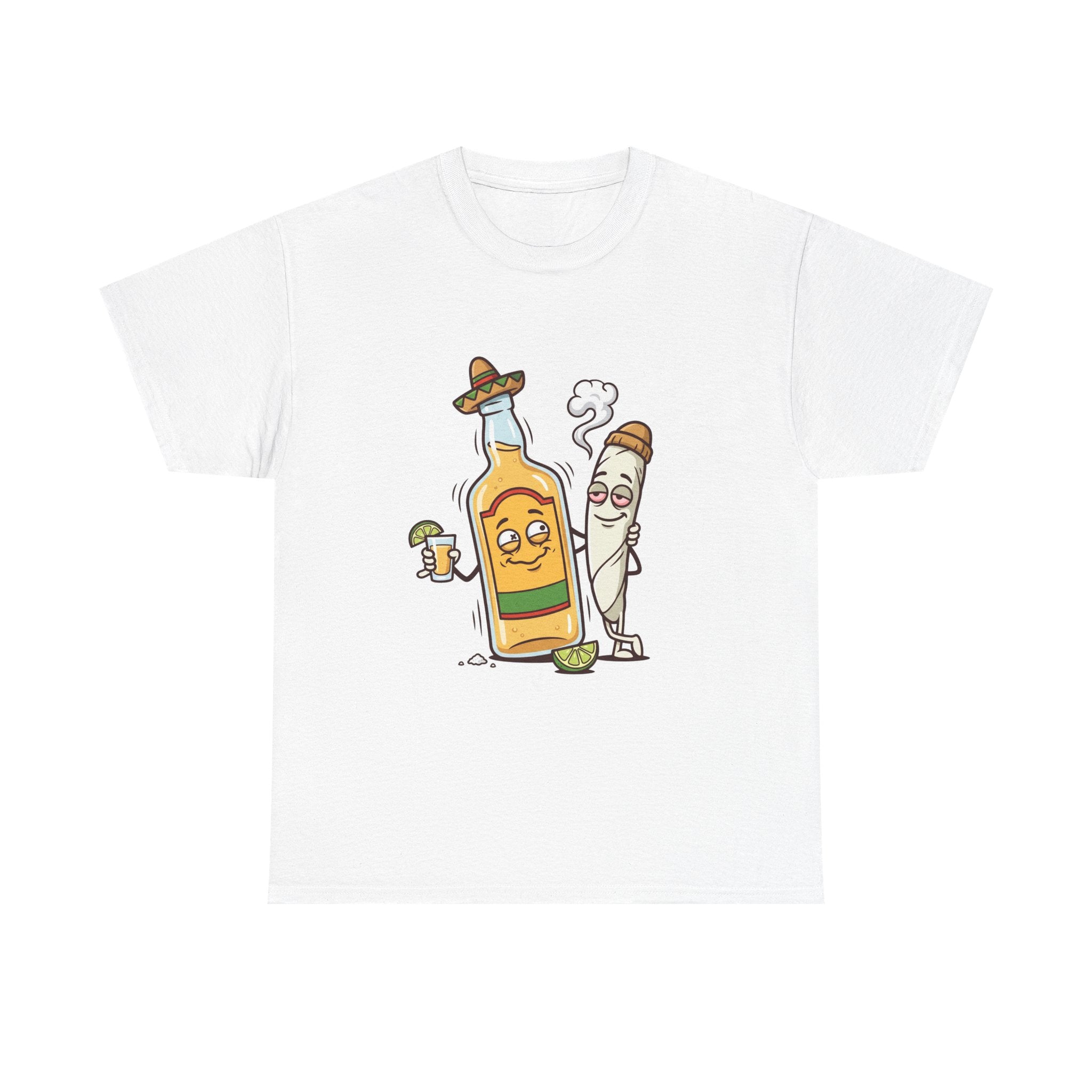 Tequila & Joint Funny Graphic Tee