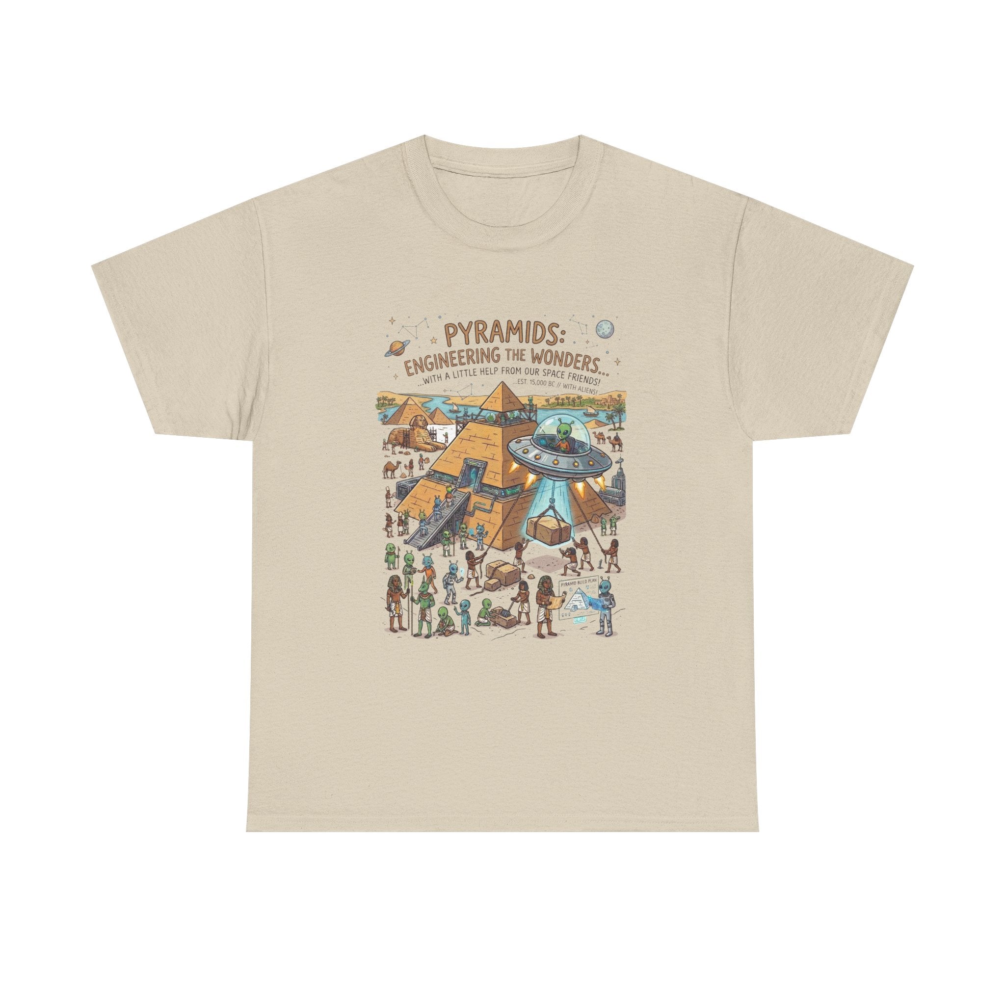 Pyramids: Engineering the Wonders Graphic Tee