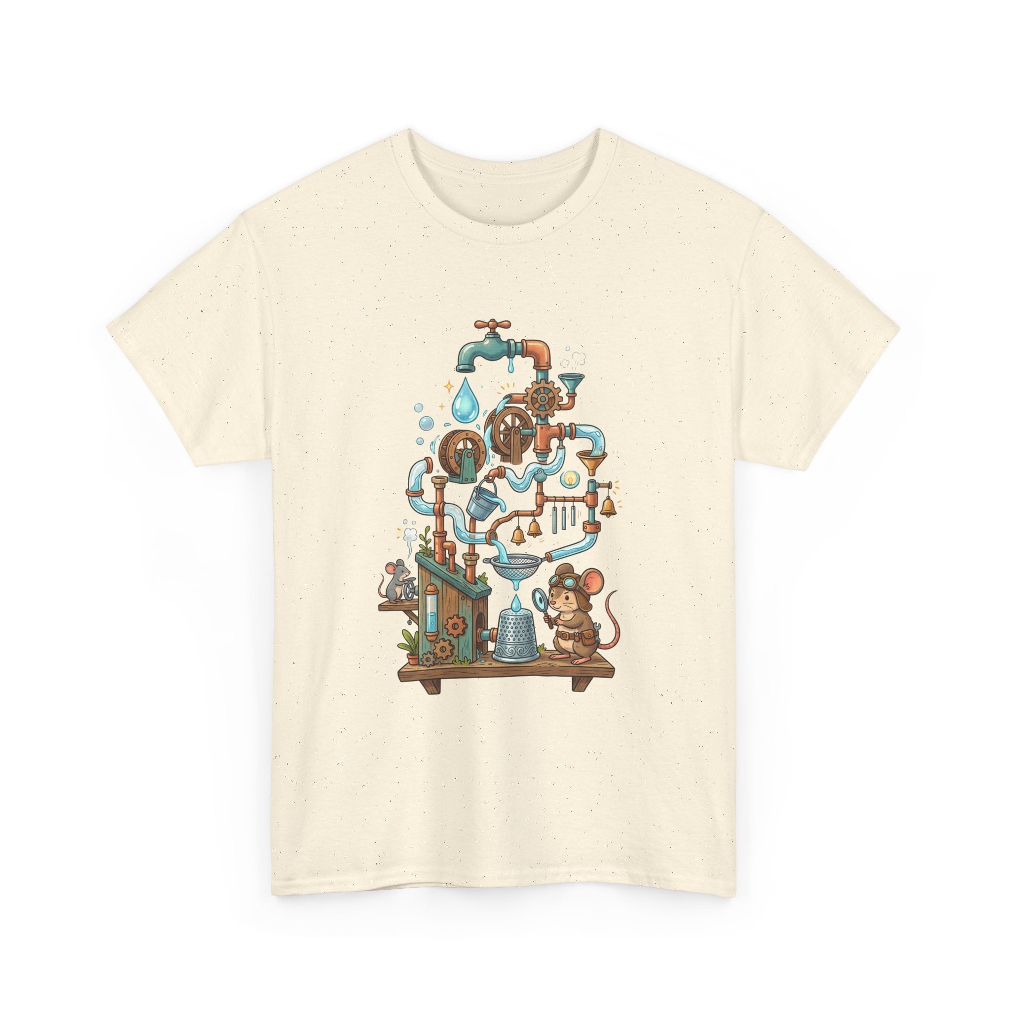 Water Machine T-Shirt — Cute Mouse Contraption Tee