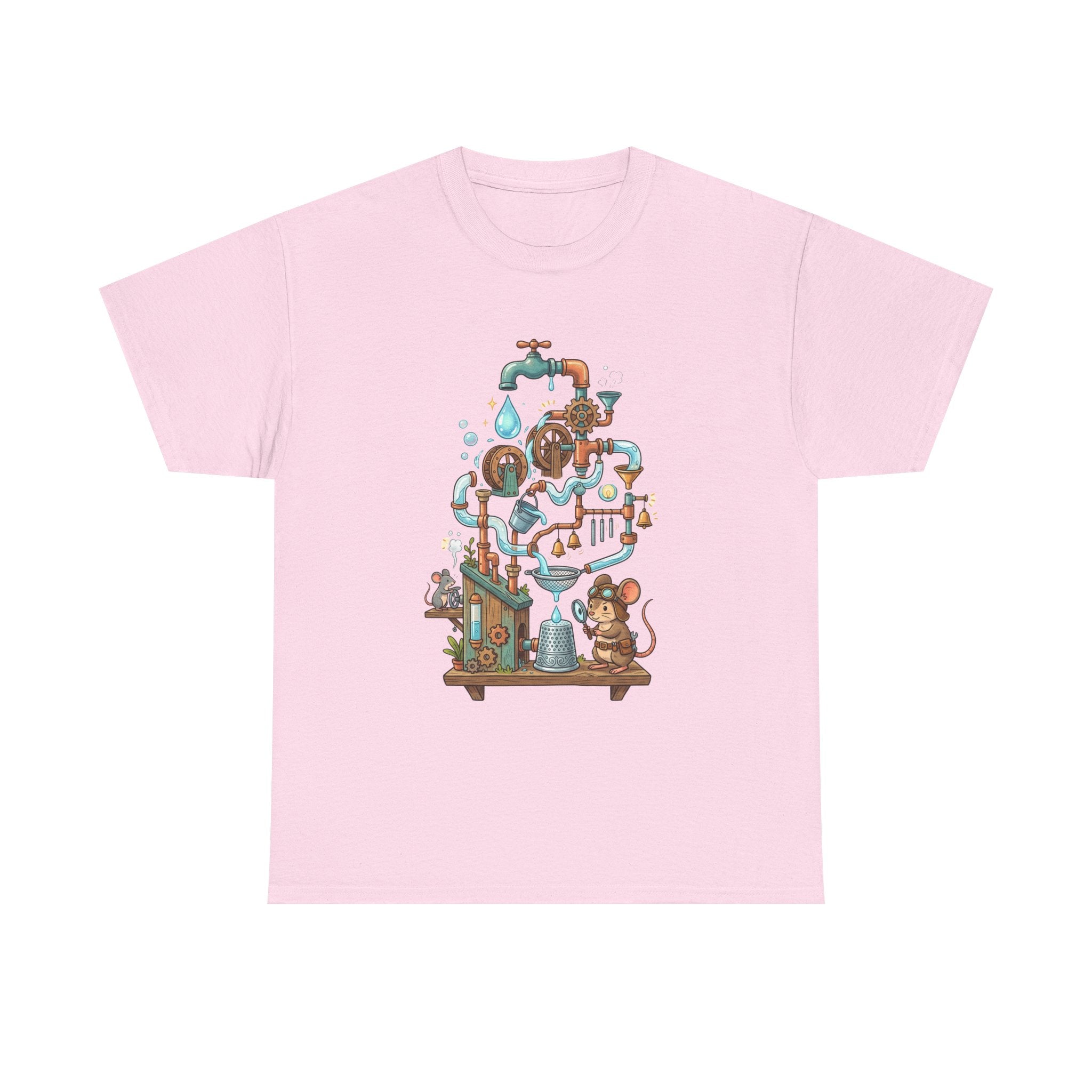Water Machine T-Shirt — Cute Mouse Contraption Tee