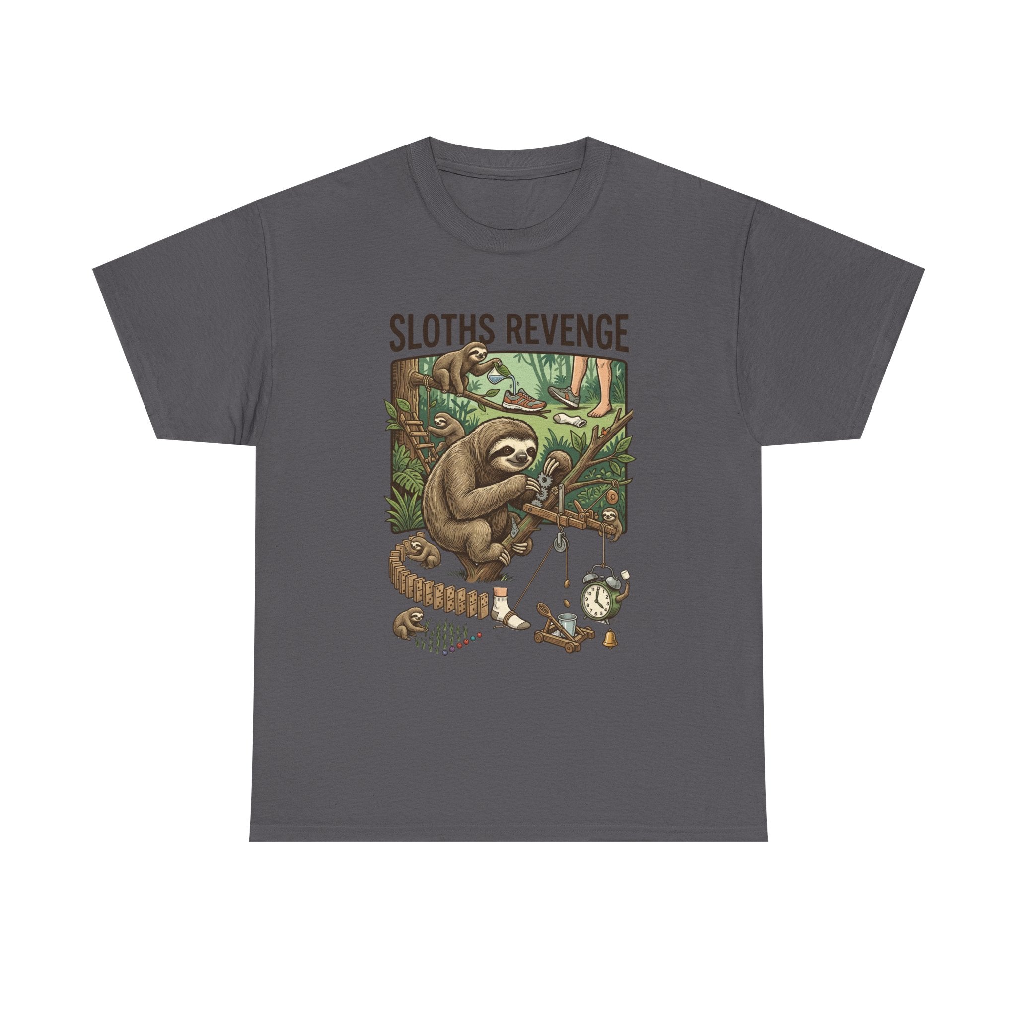 Sloths Revenge T-Shirt — Funny Retro Sloth Graphic Tee