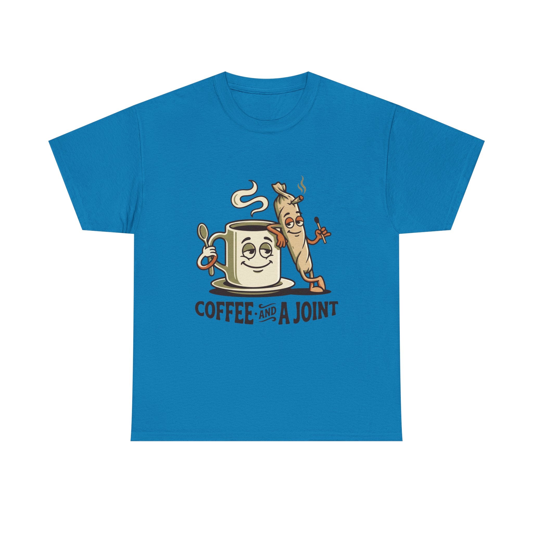 Coffee and a Joint T-Shirt — Funny Stoner Coffee Tee