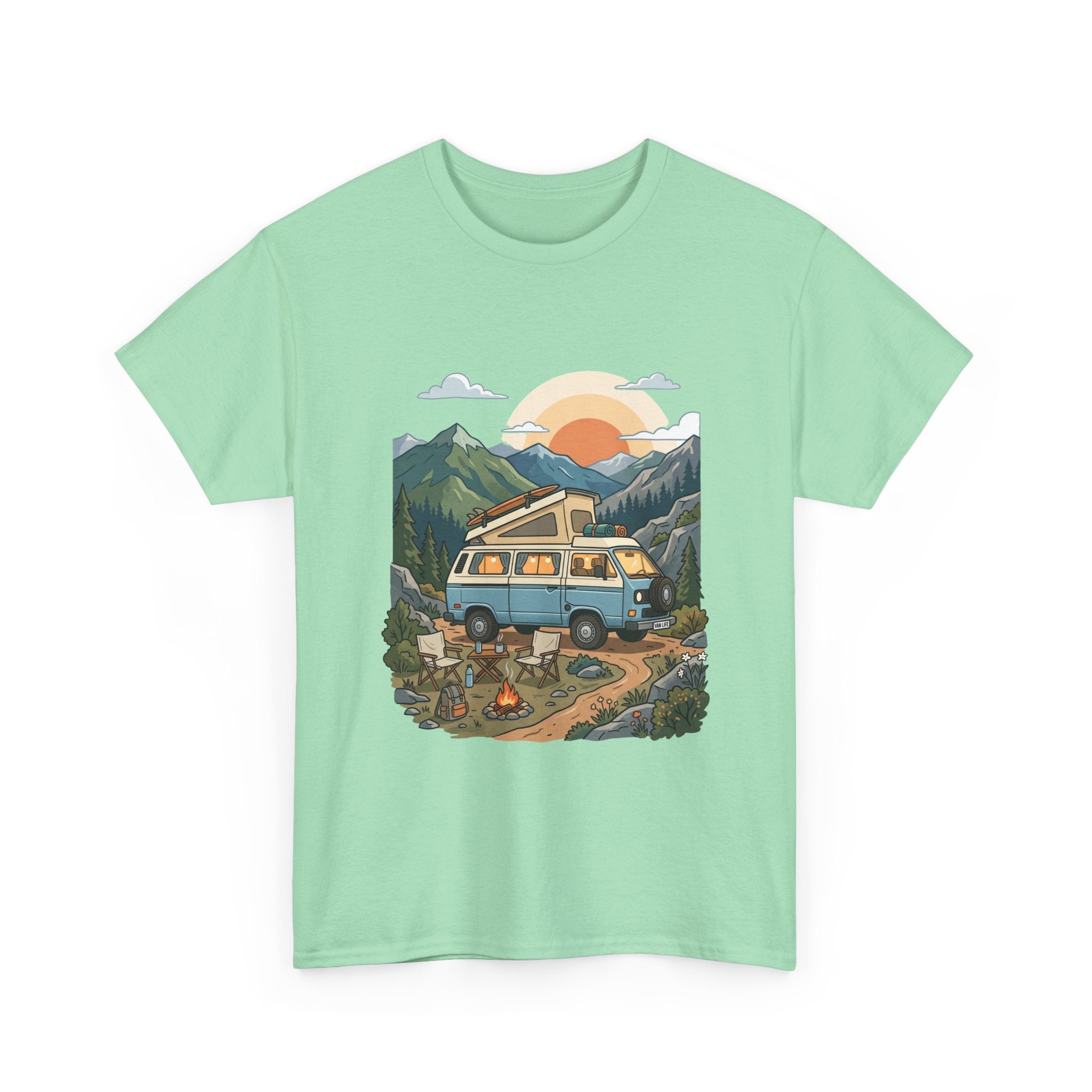 Adventure Van Tee – Retro Camper Roadtrip T-Shirt
