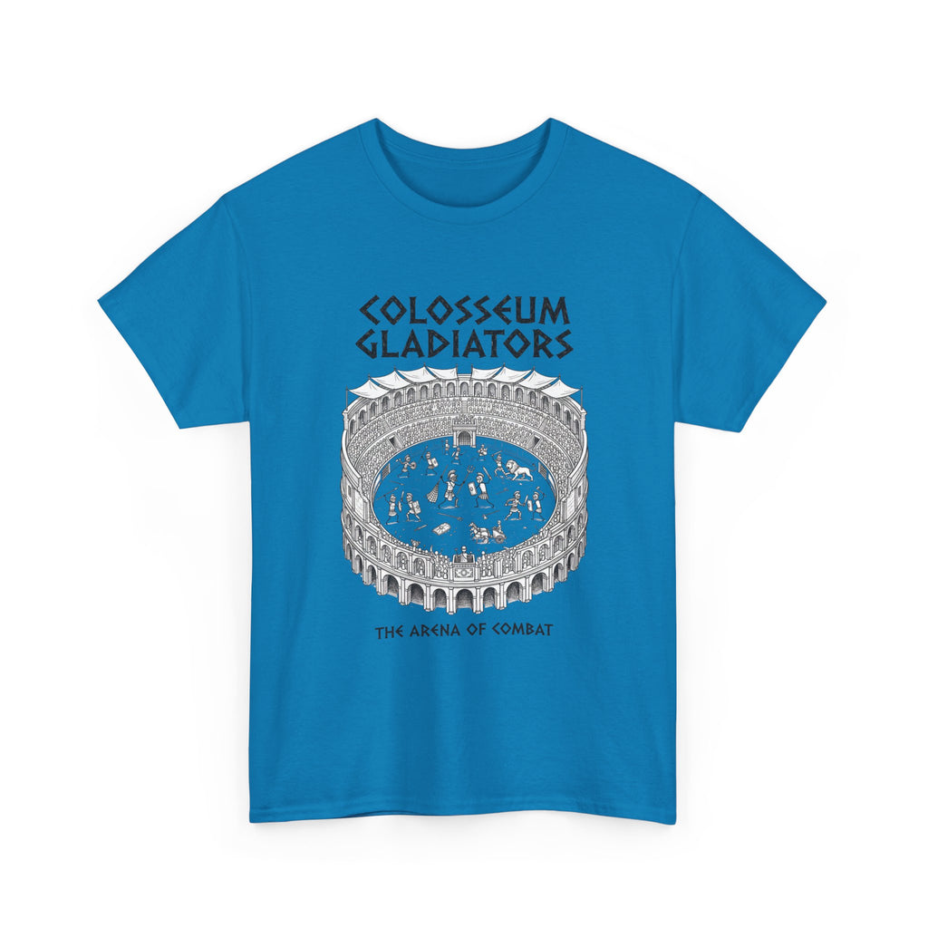 Colosseum Gladiators Tee — Ancient Roman Arena Graphic T-Shirt