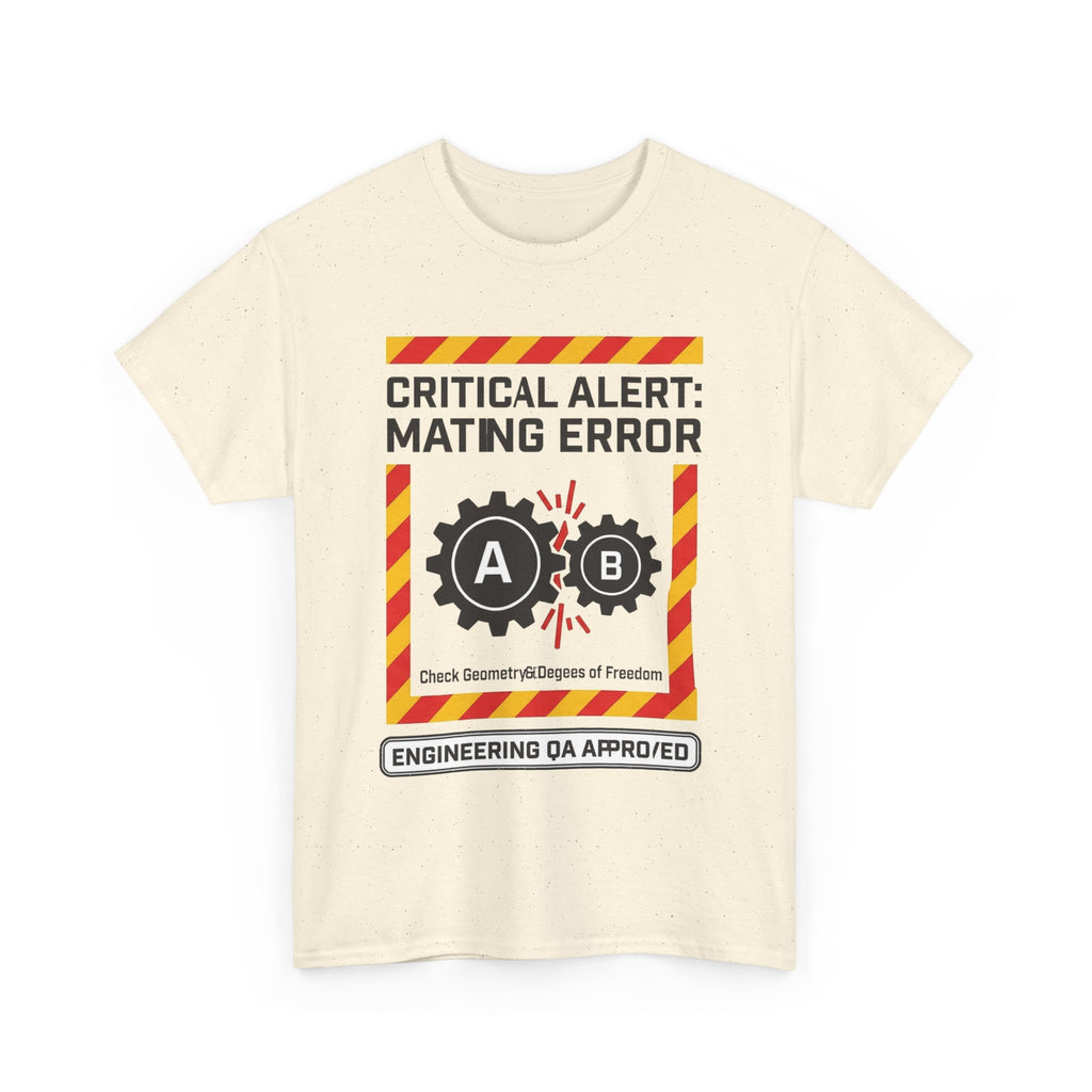 Mating Error T‑Shirt — Funny Engineering QA Alert Tee