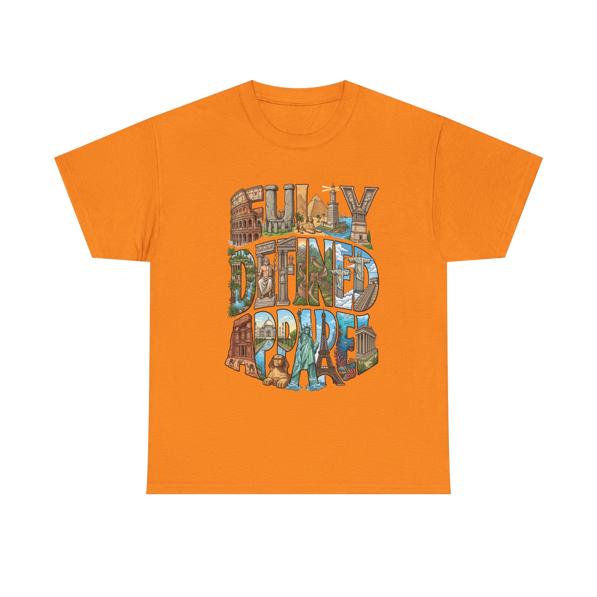 Fully Defined Apparel T‑Shirt — Retro Travel Illustration Tee