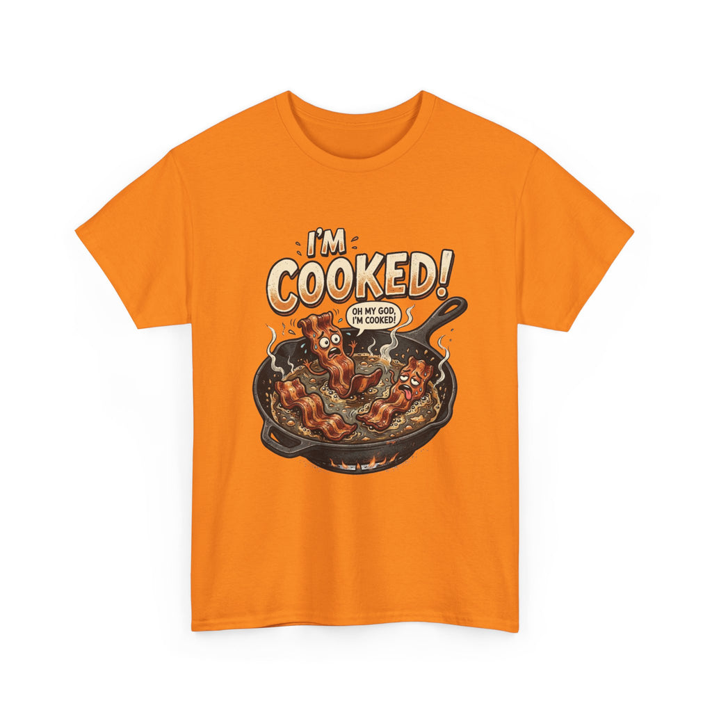 I’m Cooked! Funny Bacon Skillet T-Shirt