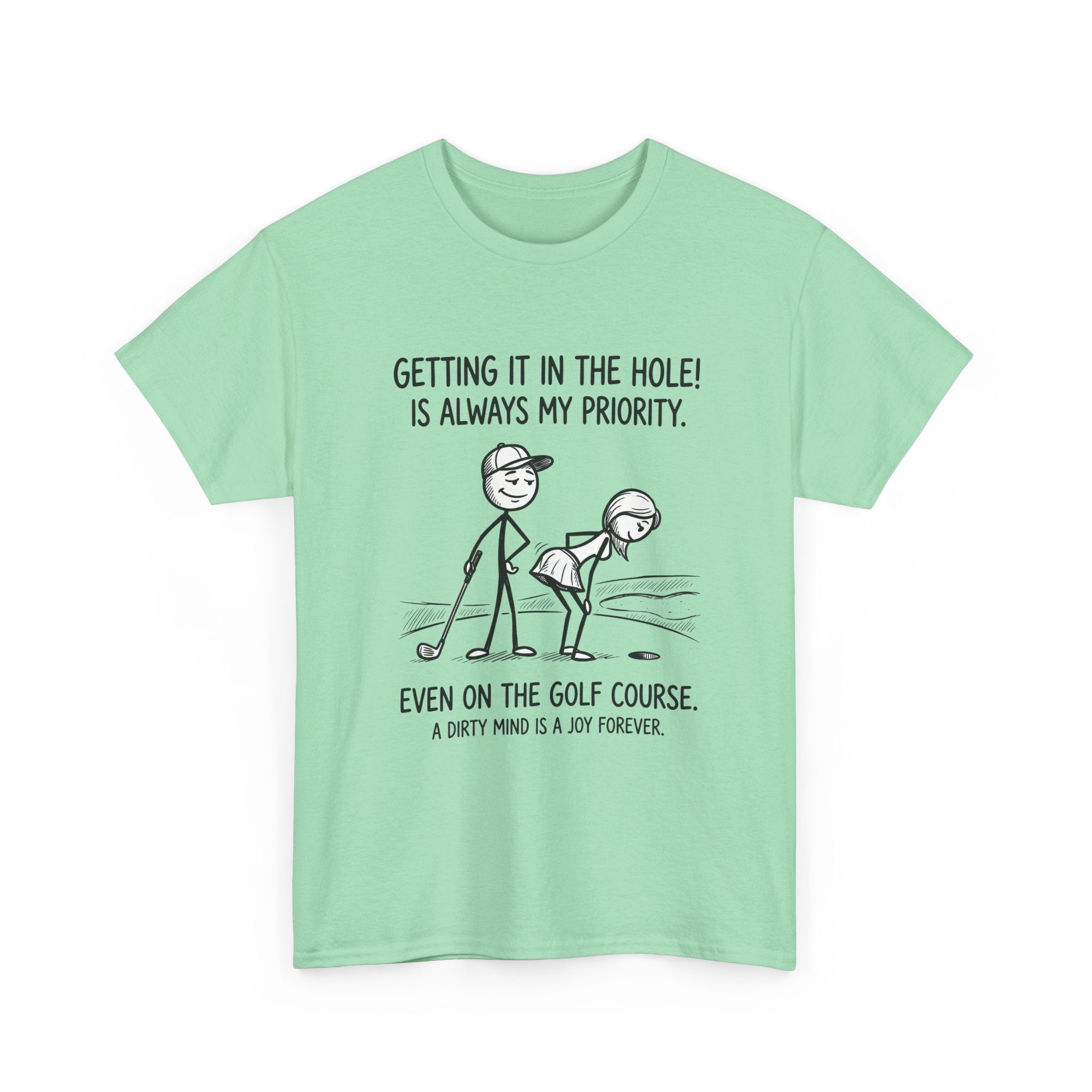 Golf T‑Shirt - "Getting It in the Hole!" Funny Golf Humor Tee