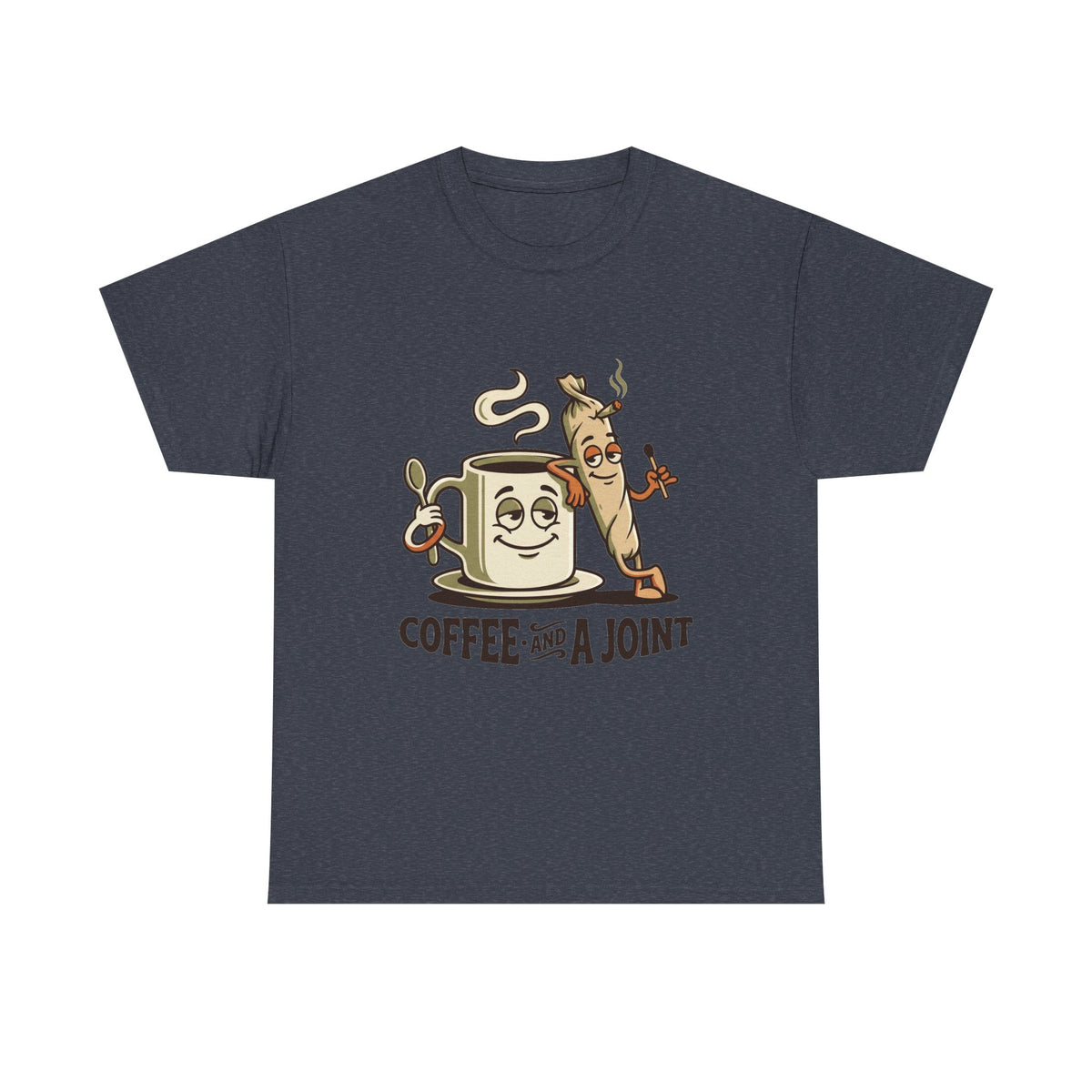 a Coffee and a Joint T-Shirt — Funny Stoner Coffee Tee