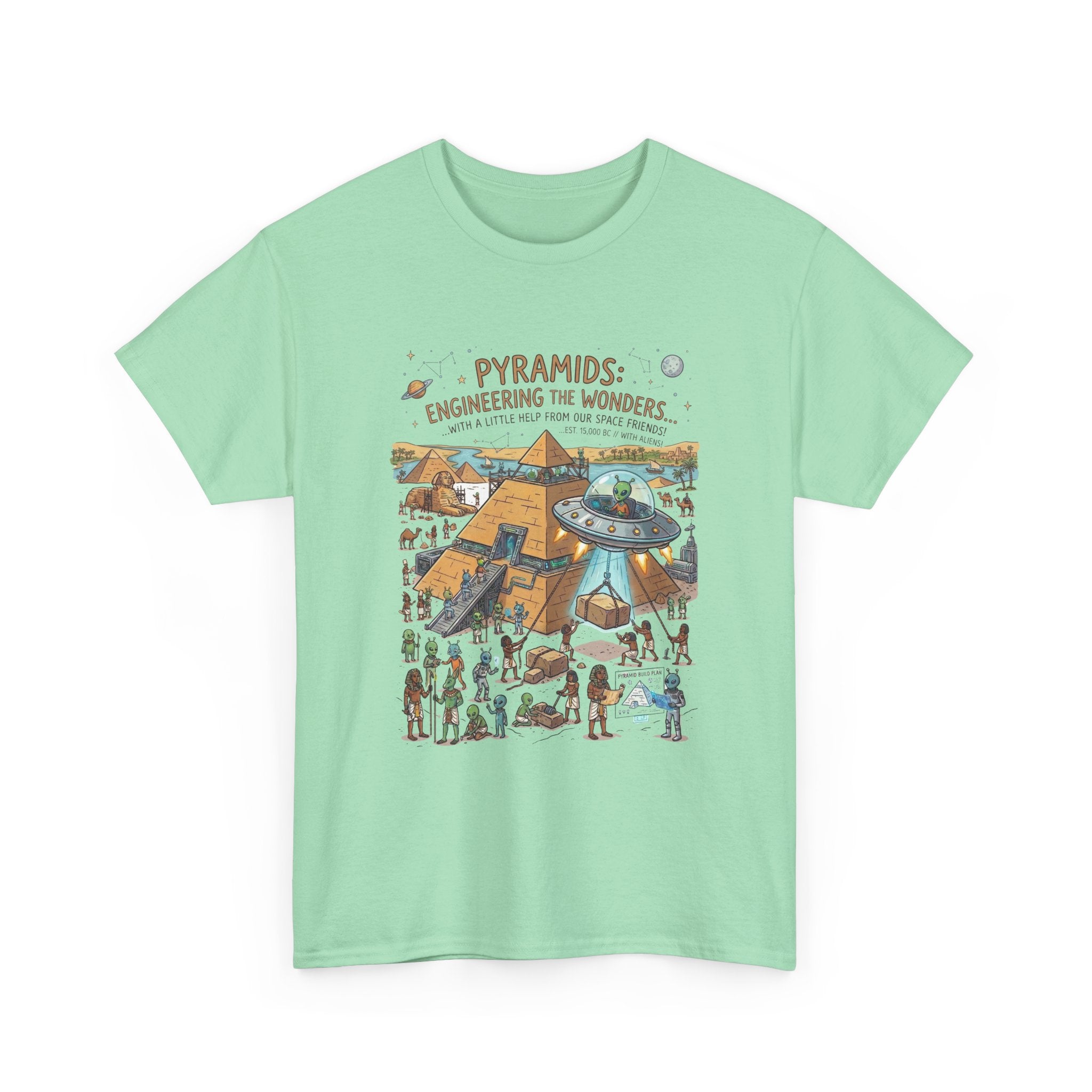 Pyramids: Engineering the Wonders Graphic Tee