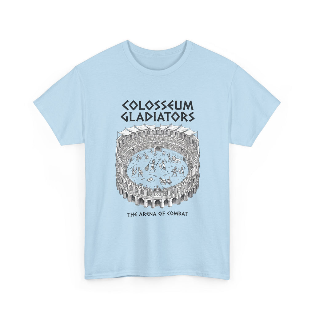 Colosseum Gladiators Tee — Ancient Roman Arena Graphic T-Shirt