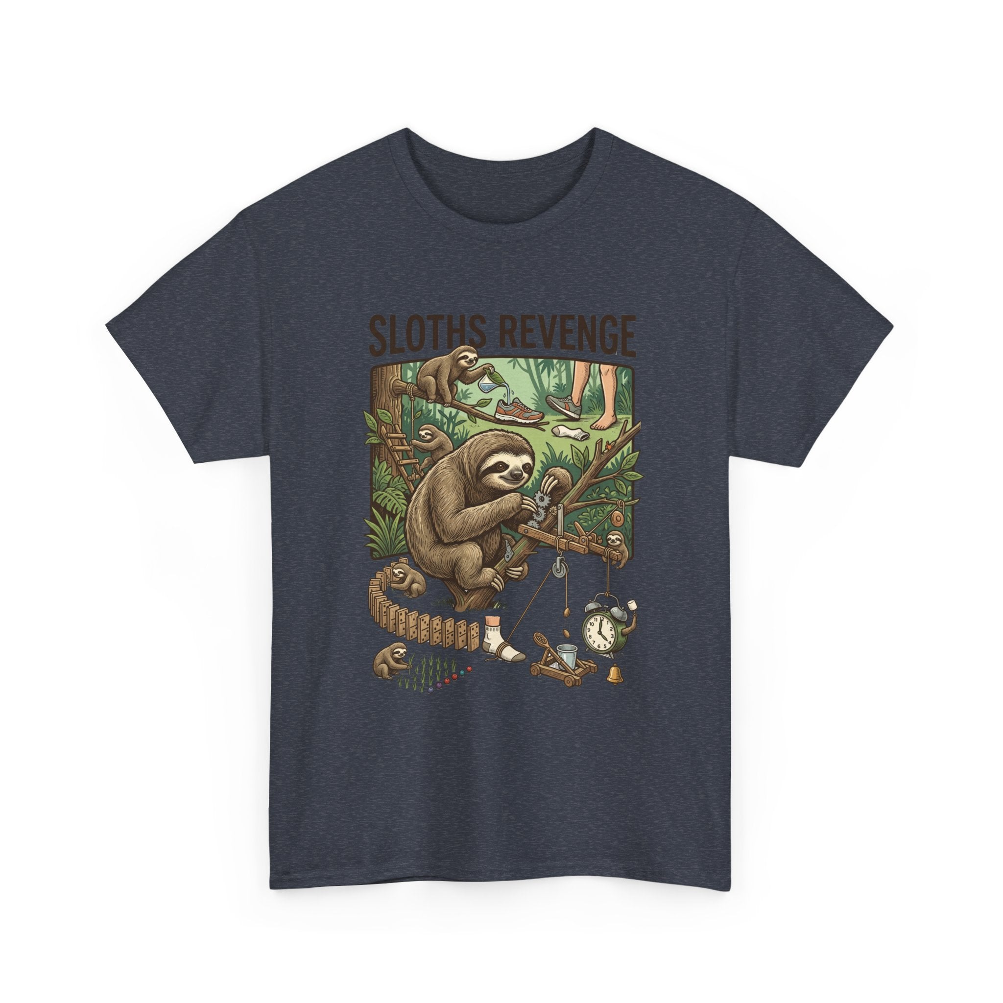 Sloths Revenge T-Shirt — Funny Retro Sloth Graphic Tee