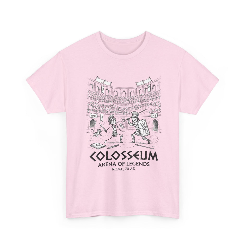 Colosseum Arena of Legends Graphic Tee — Roman Gladiator Coliseum Shirt
