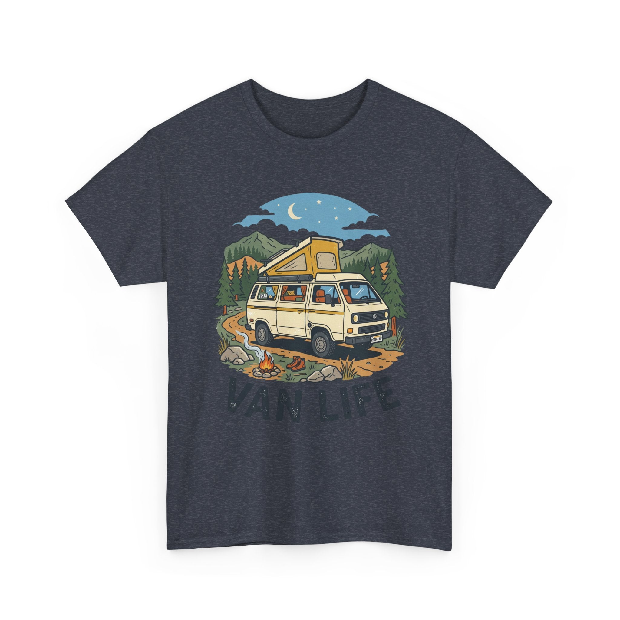 Van Life Tee — Vintage Camper Graphic T-Shirt