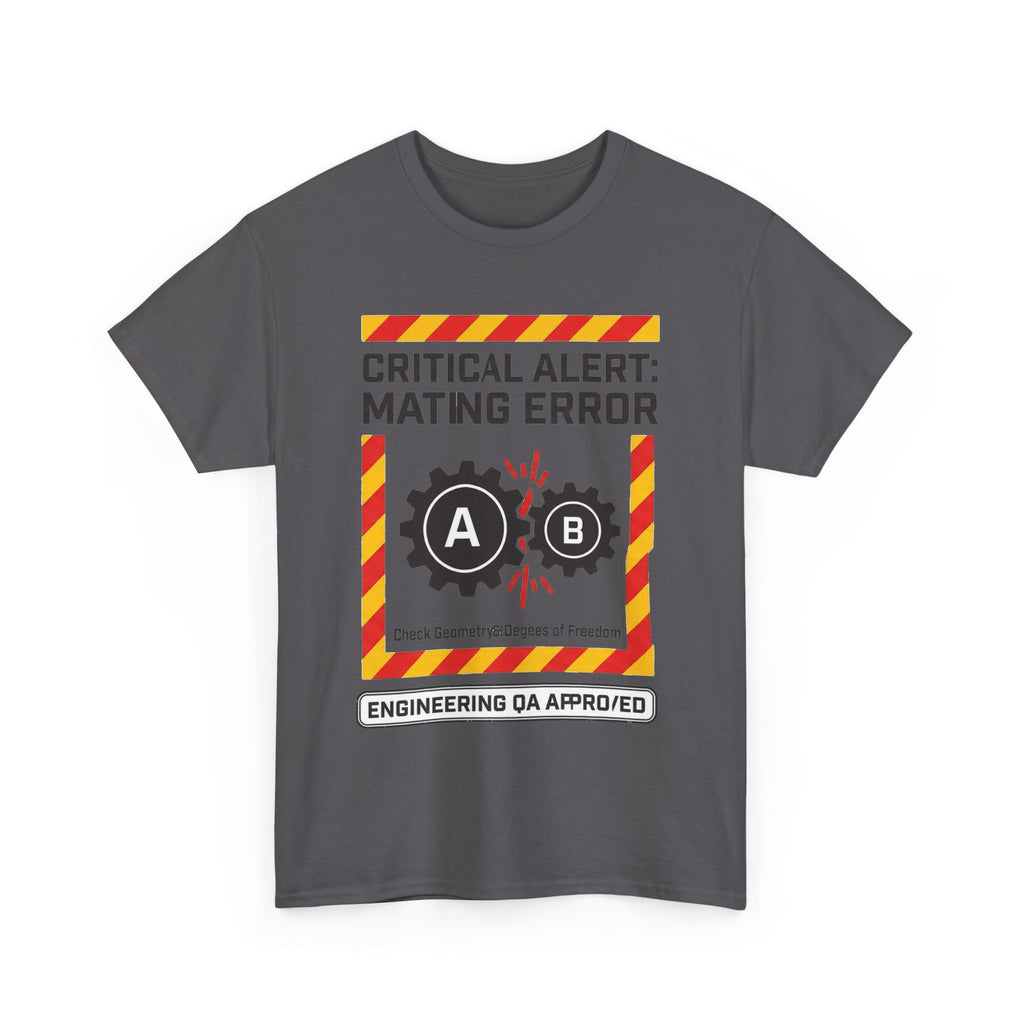 Mating Error T‑Shirt — Funny Engineering QA Alert Tee