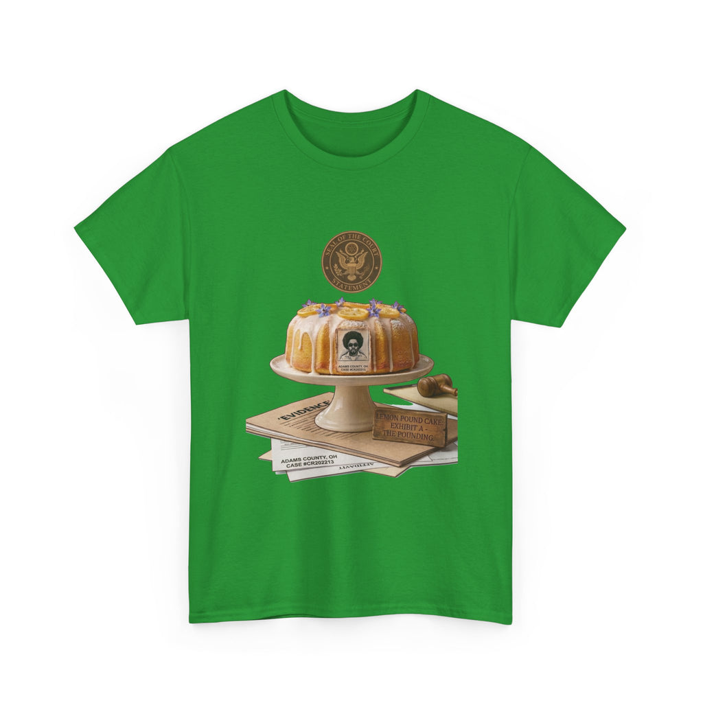 Lemon Pound Cake T‑Shirt — Vintage Baking Illustration Tee