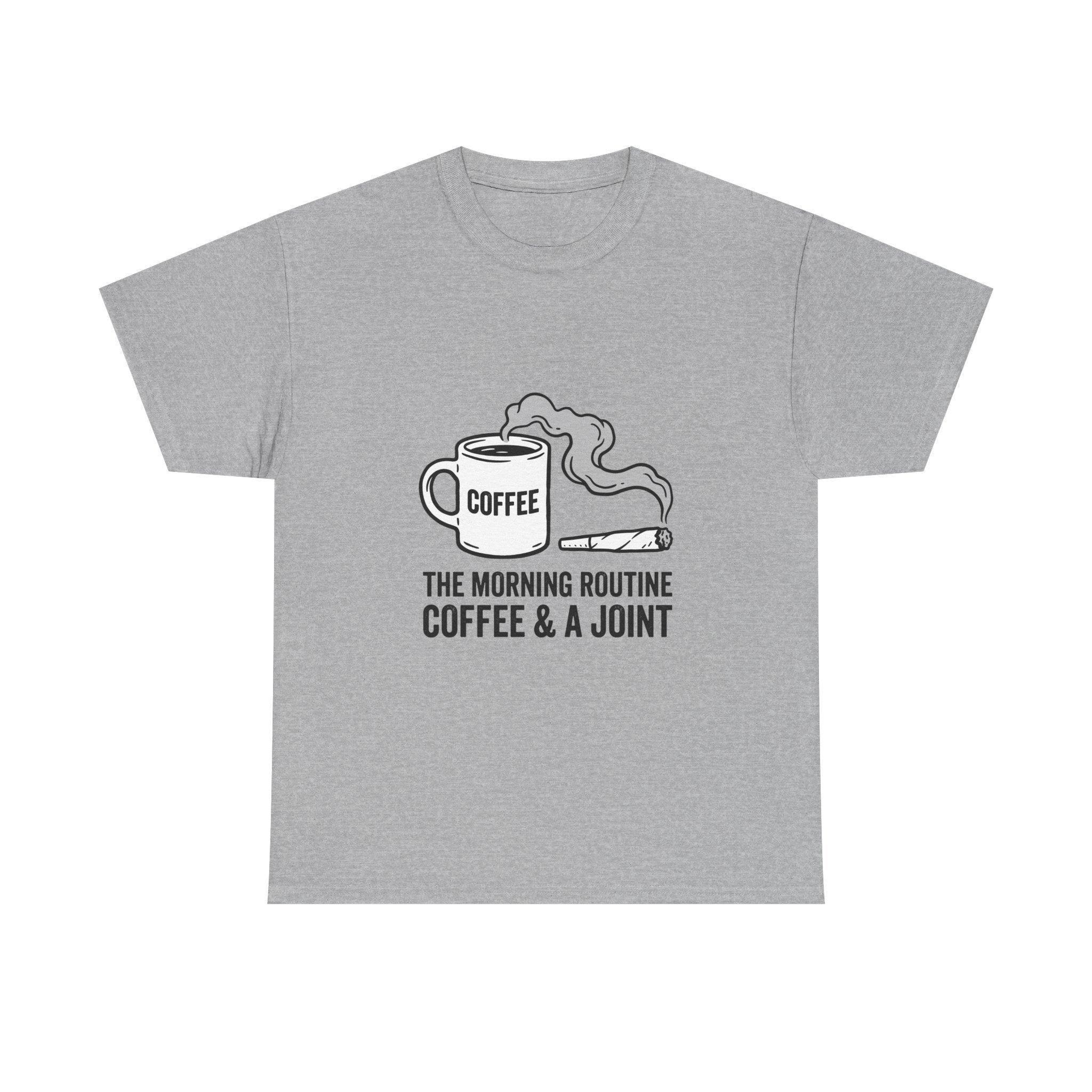 Coffee & A Joint T-Shirt — The Morning Routine Graphic Tee