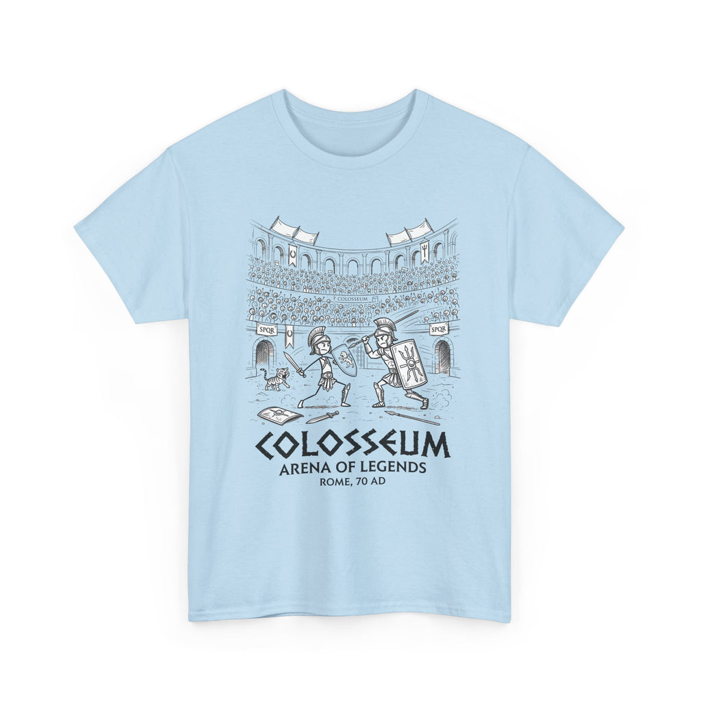 Colosseum Arena of Legends Graphic Tee — Roman Gladiator Coliseum Shirt