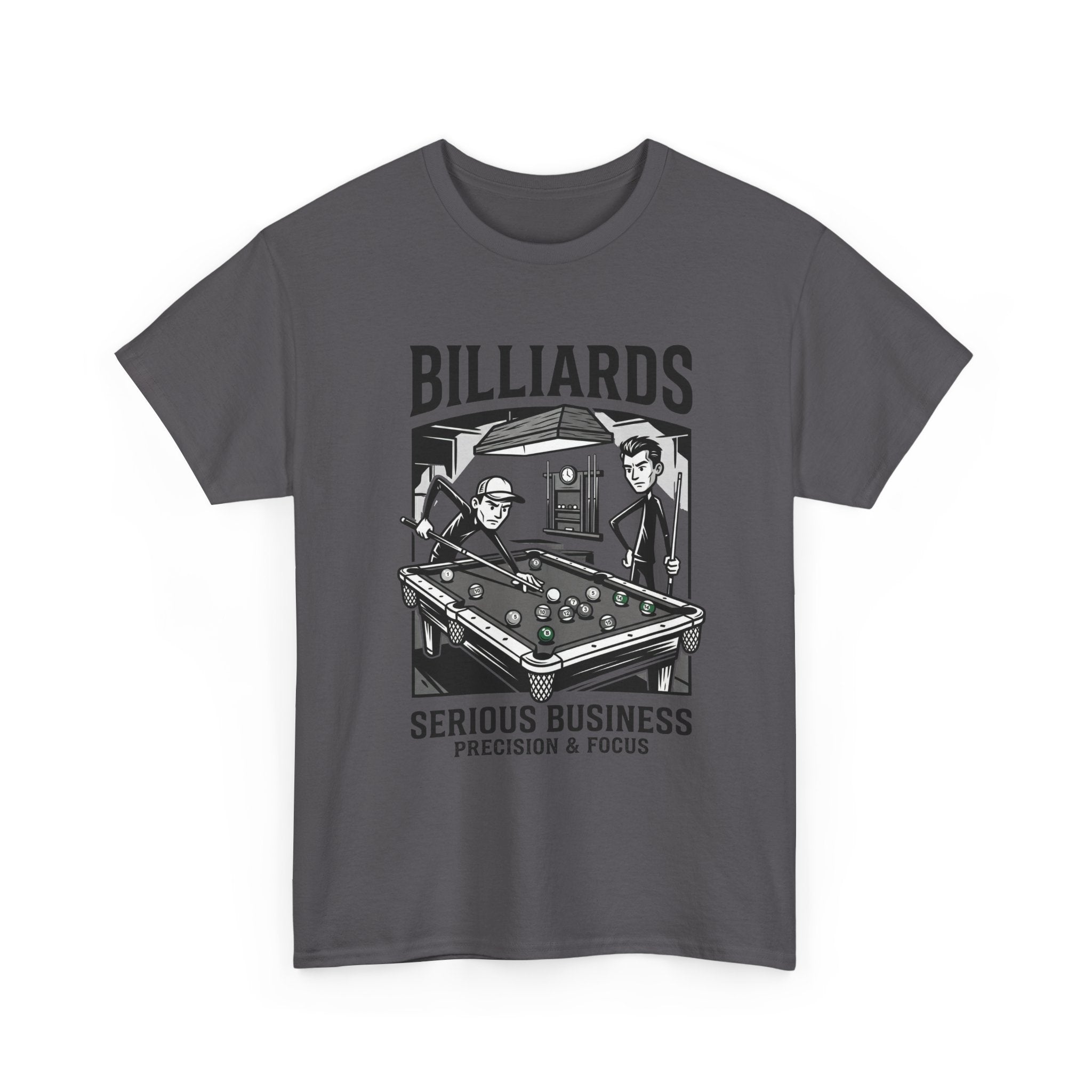 Billiards Tee – "Serious Business" Pool Player T-Shirt