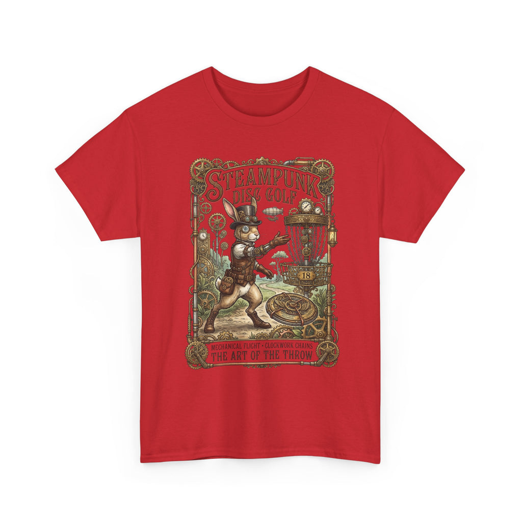 Steampunk Disc Golf T-Shirt — Vintage Victorian Throw Art Tee