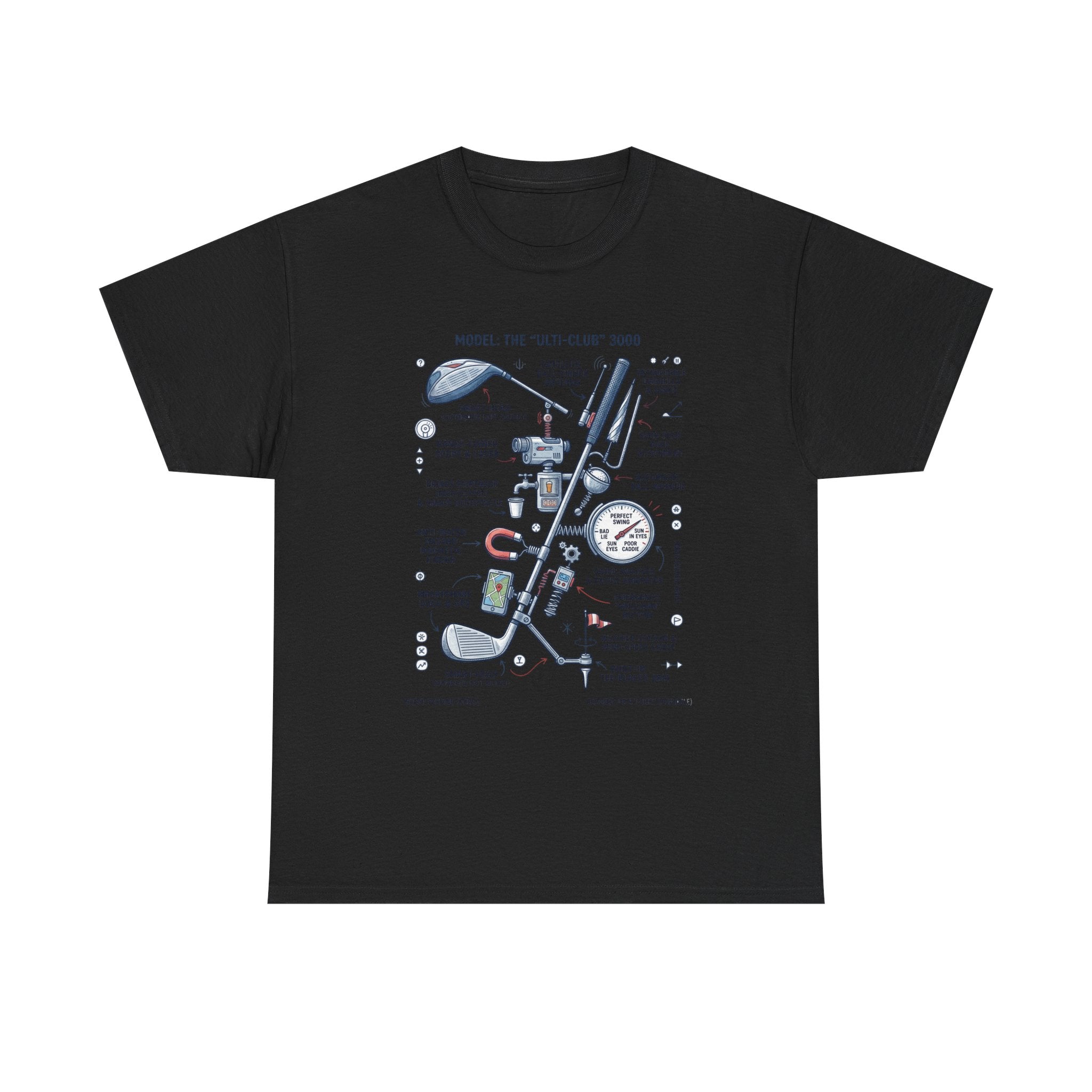 T-Shirt — Golf Club Diagram Vintage Schematic Tee