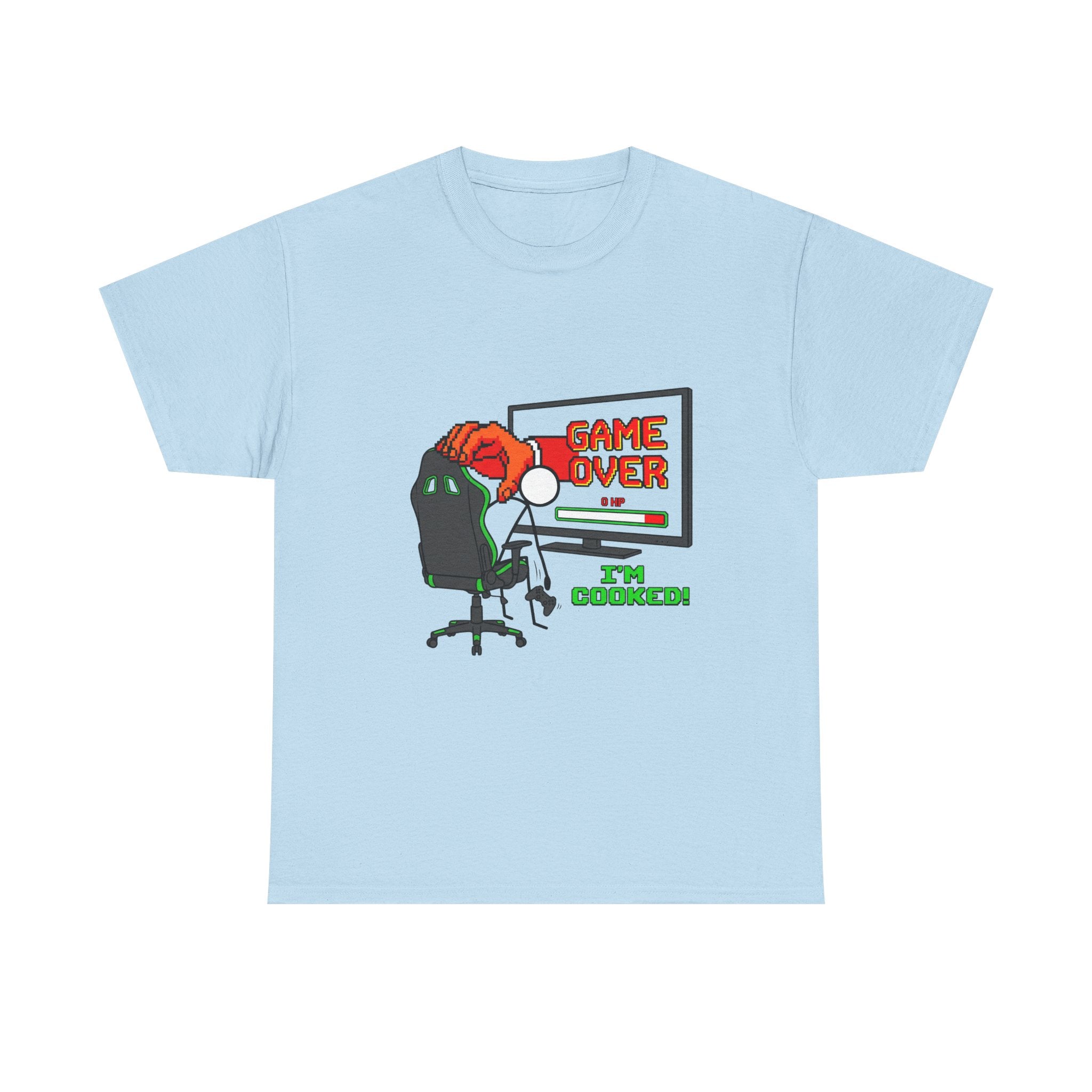 Gamer "Game Over I'm Cooked" T-Shirt