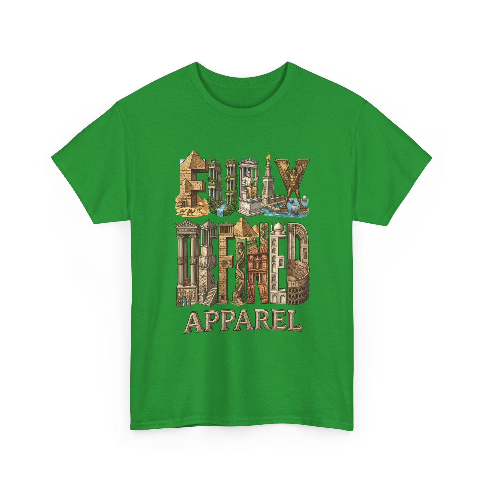 Fully Defined Apparel T‑Shirt — Wonders of the World Graphic Tee