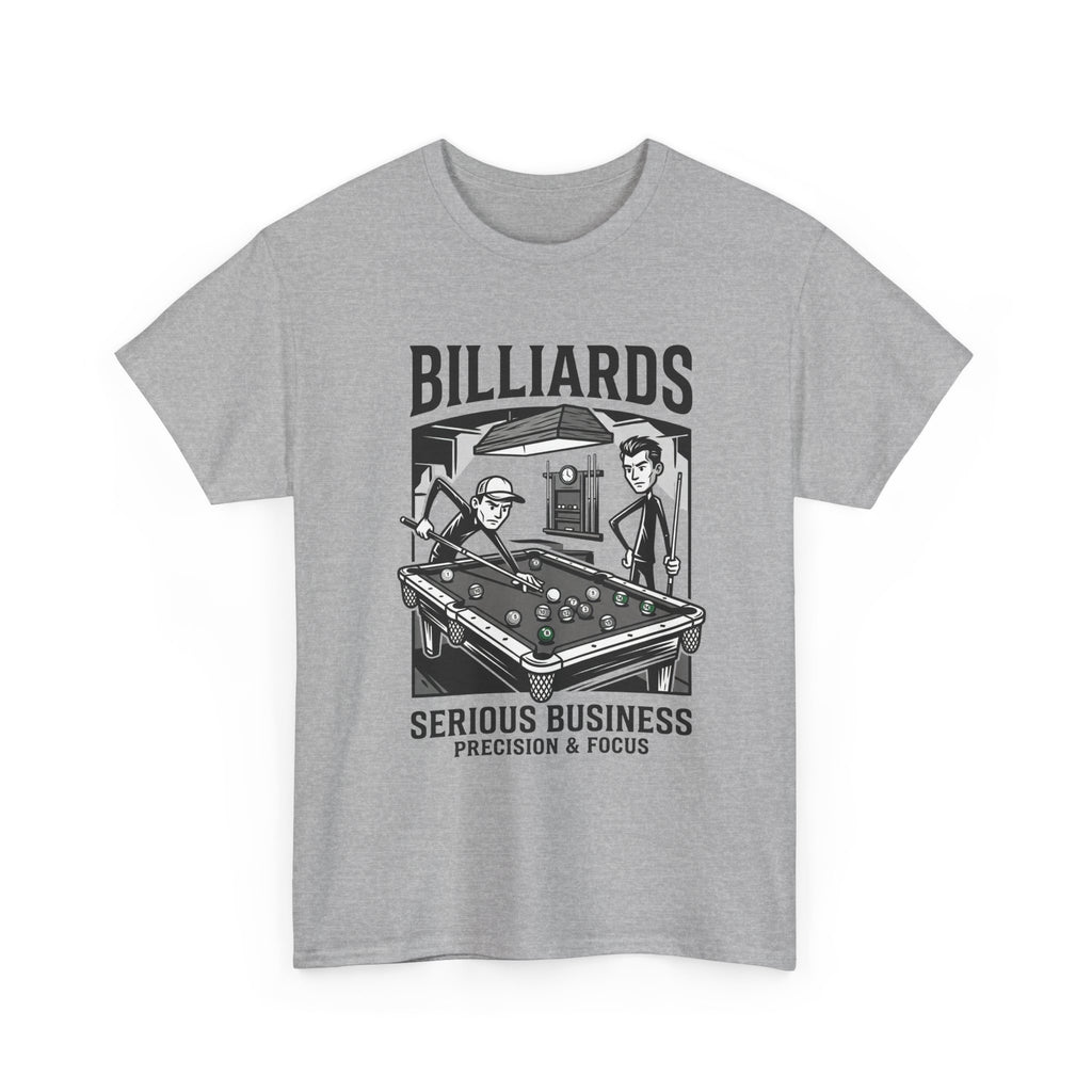 Billiards Tee – "Serious Business" Pool Player T-Shirt