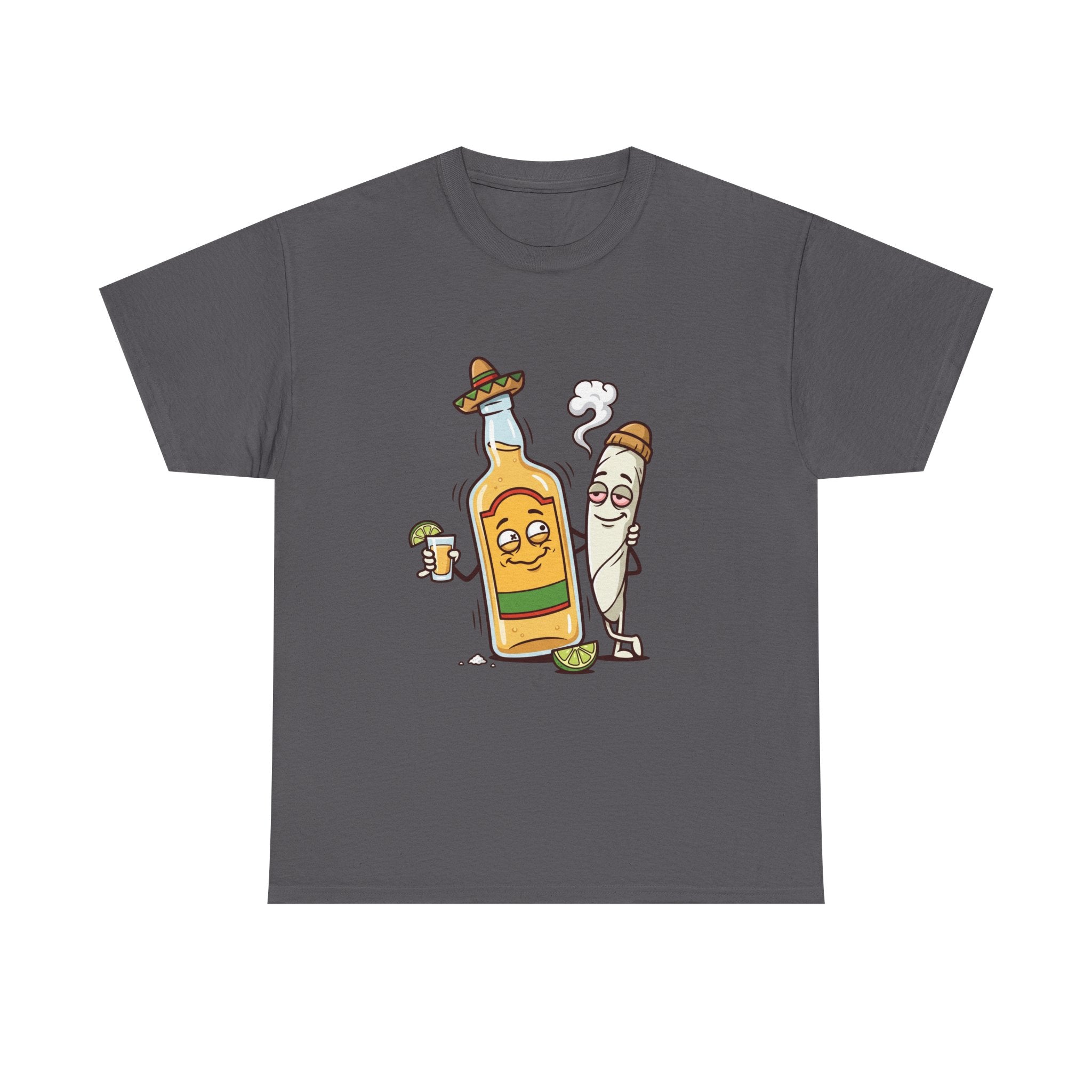 Tequila & Joint Funny Graphic Tee