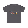 Day Drinking Tee — Alarm, Coffee & Beer Cute Icon Trio Graphic Shirt