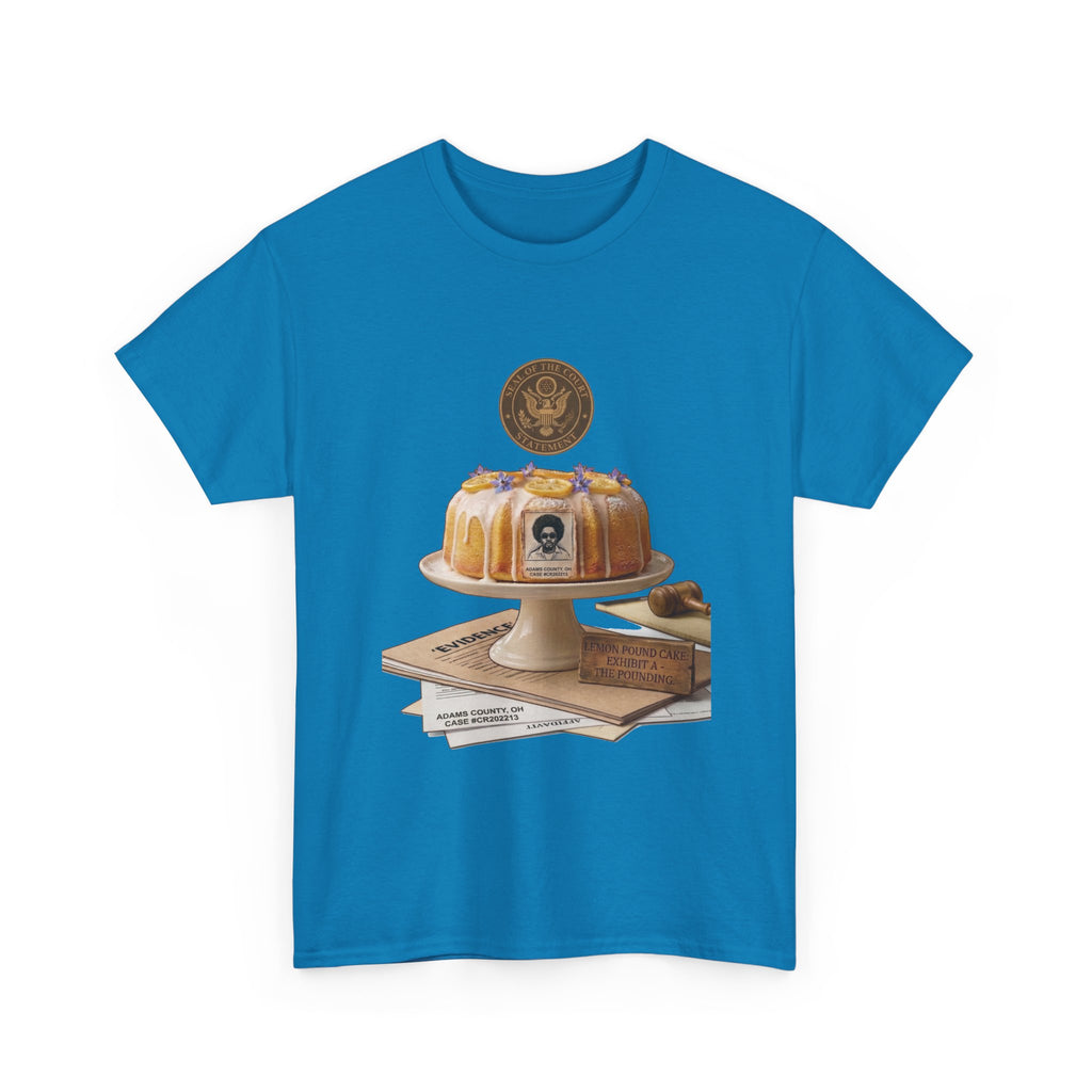 Lemon Pound Cake T‑Shirt — Vintage Baking Illustration Tee