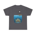 Fishing Tee — Underwater Surprise Cartoon T-Shirt (Fisherman & Sea Creatures)
