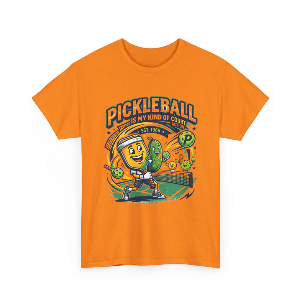 Pickleball Is My Kind of Court T‑Shirt — Funny Pickle Paddle & Dink Graphic Tee