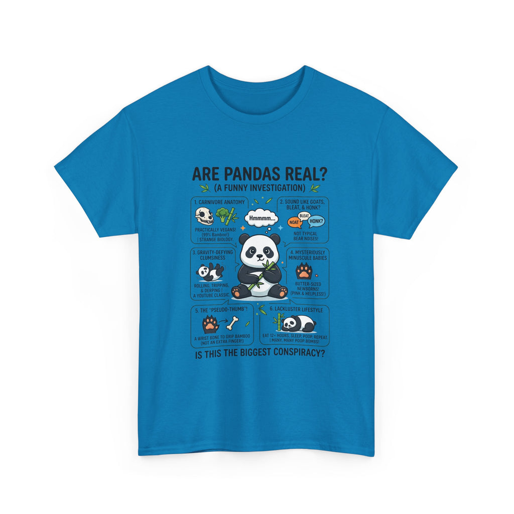 Are Pandas Real? Funny Panda Infographic T-Shirt