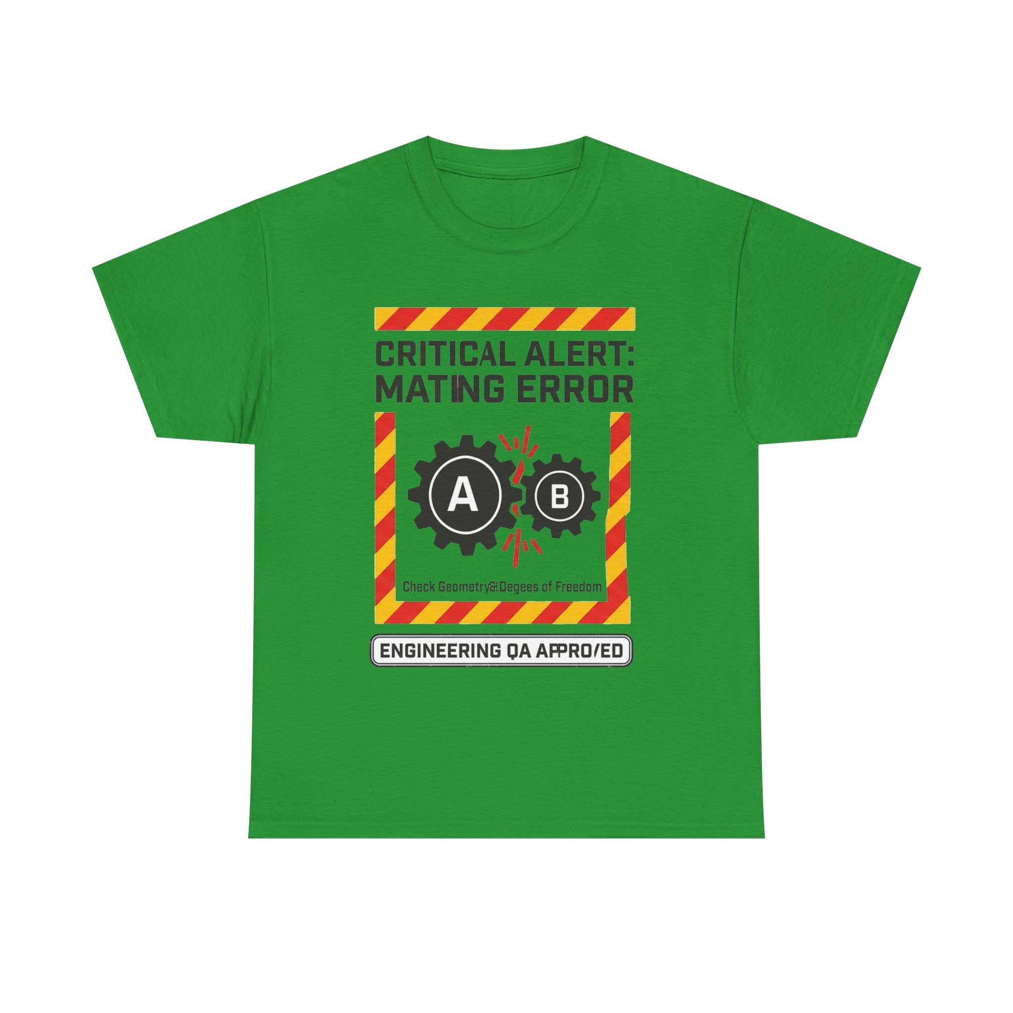 Mating Error T‑Shirt — Funny Engineering QA Alert Tee
