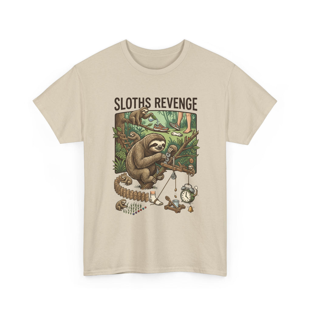 Sloths Revenge T-Shirt — Funny Retro Sloth Graphic Tee