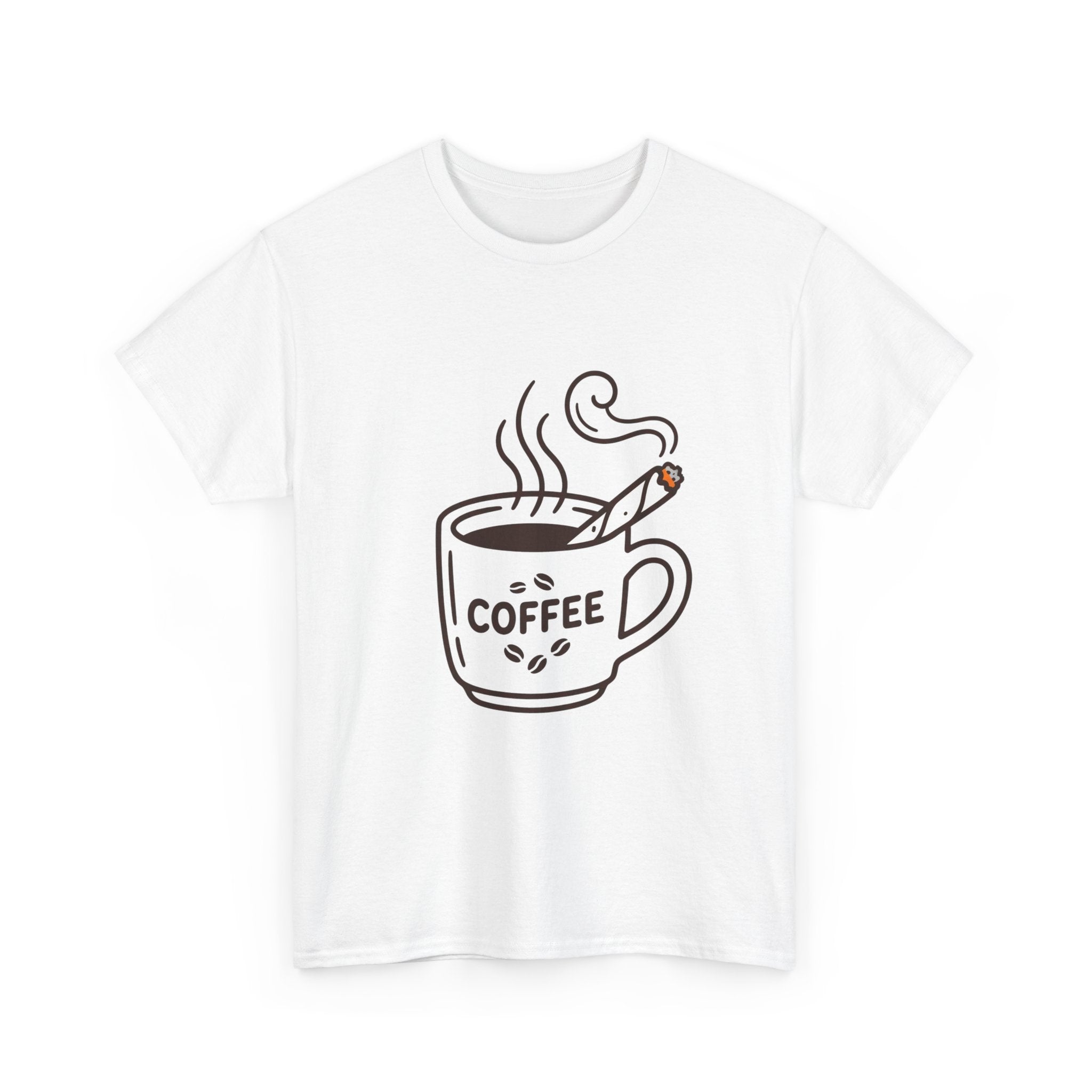 Coffee Cup T-Shirt — Cute Steaming Mug Graphic Tee