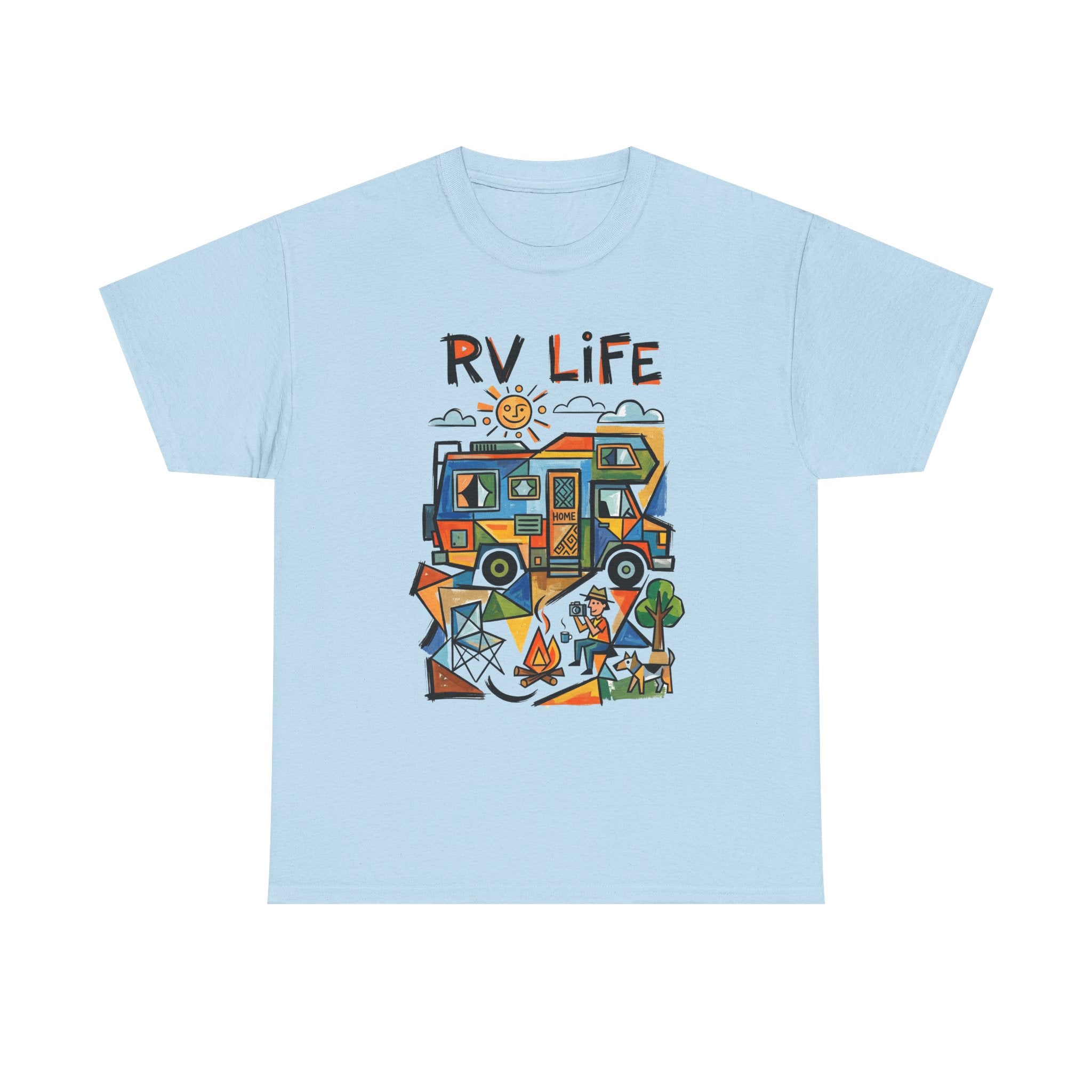 RV Life T-Shirt — Retro Camper Roadtrip Tee for RV Travelers & Campers