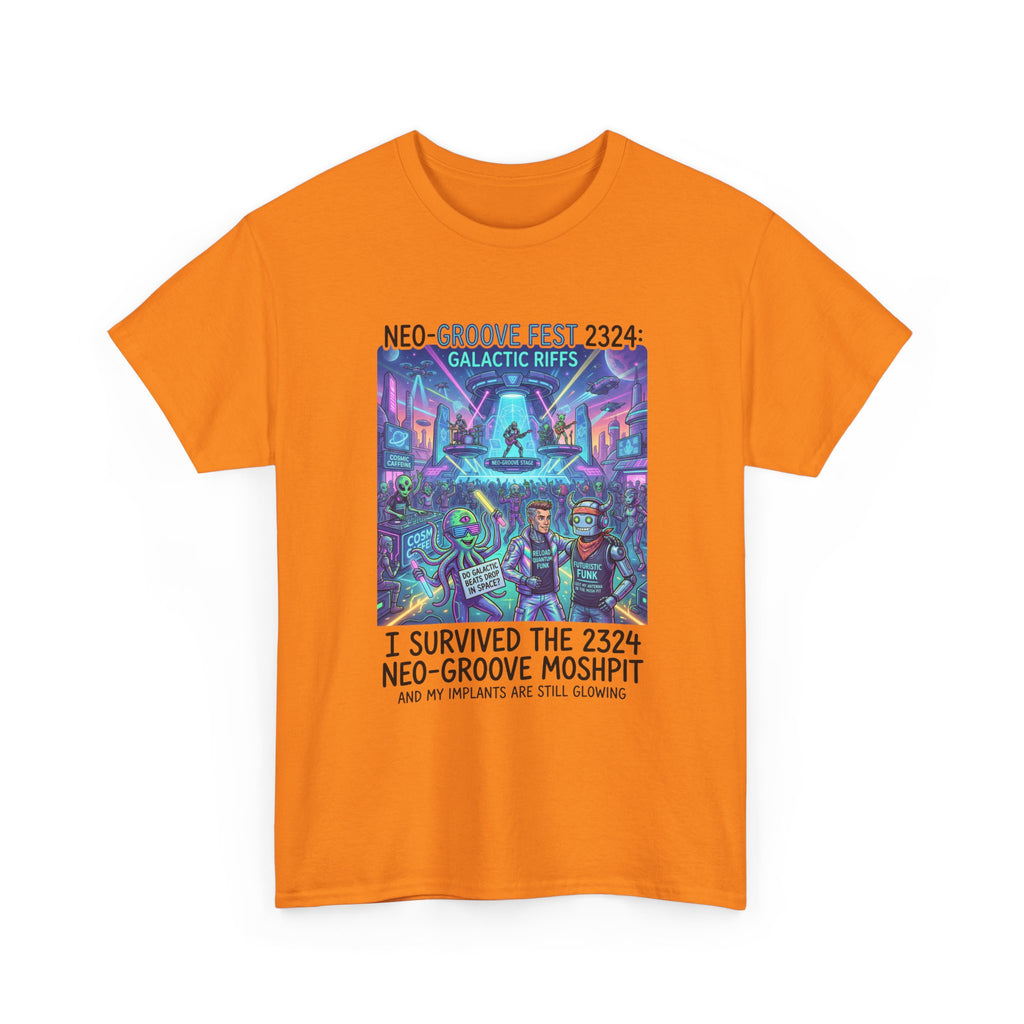 Neo-Groove Fest 2324 Tee — "I Survived the 2324 Neo-Groove Moshpit" Concert T-Shirt