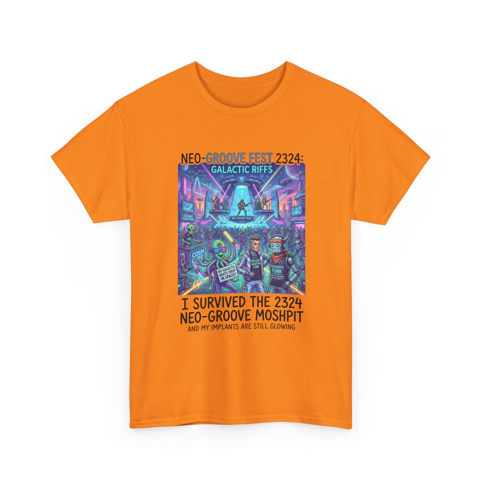 Neo-Groove Fest 2324 Tee — "I Survived the 2324 Neo-Groove Moshpit" Concert T-Shirt